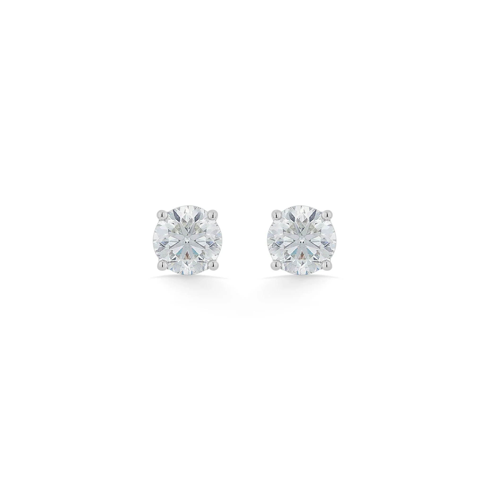 Solitaire Classic Fire Earrings