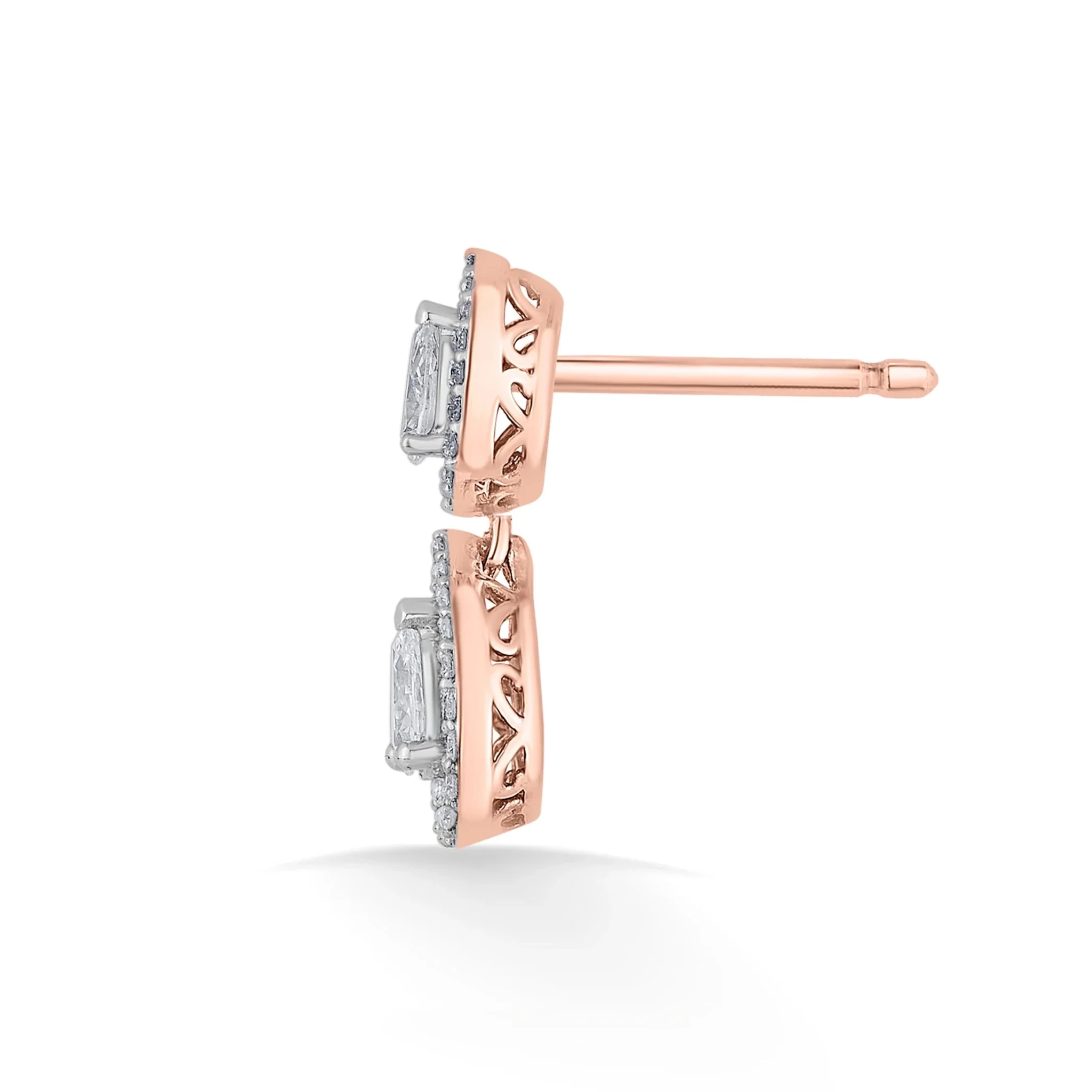 Solitaire Double Dewdrop Elegance - Image 4