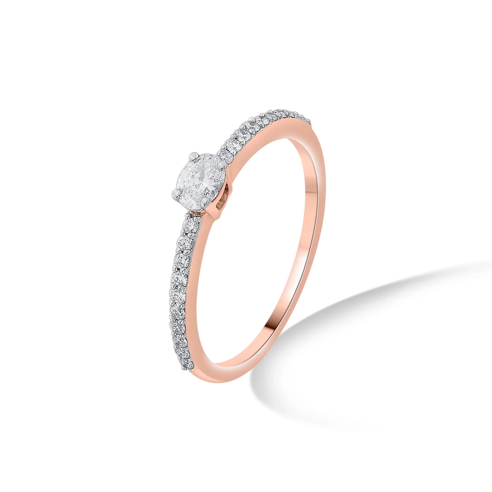 Solitaire Elipse Elegance Ring