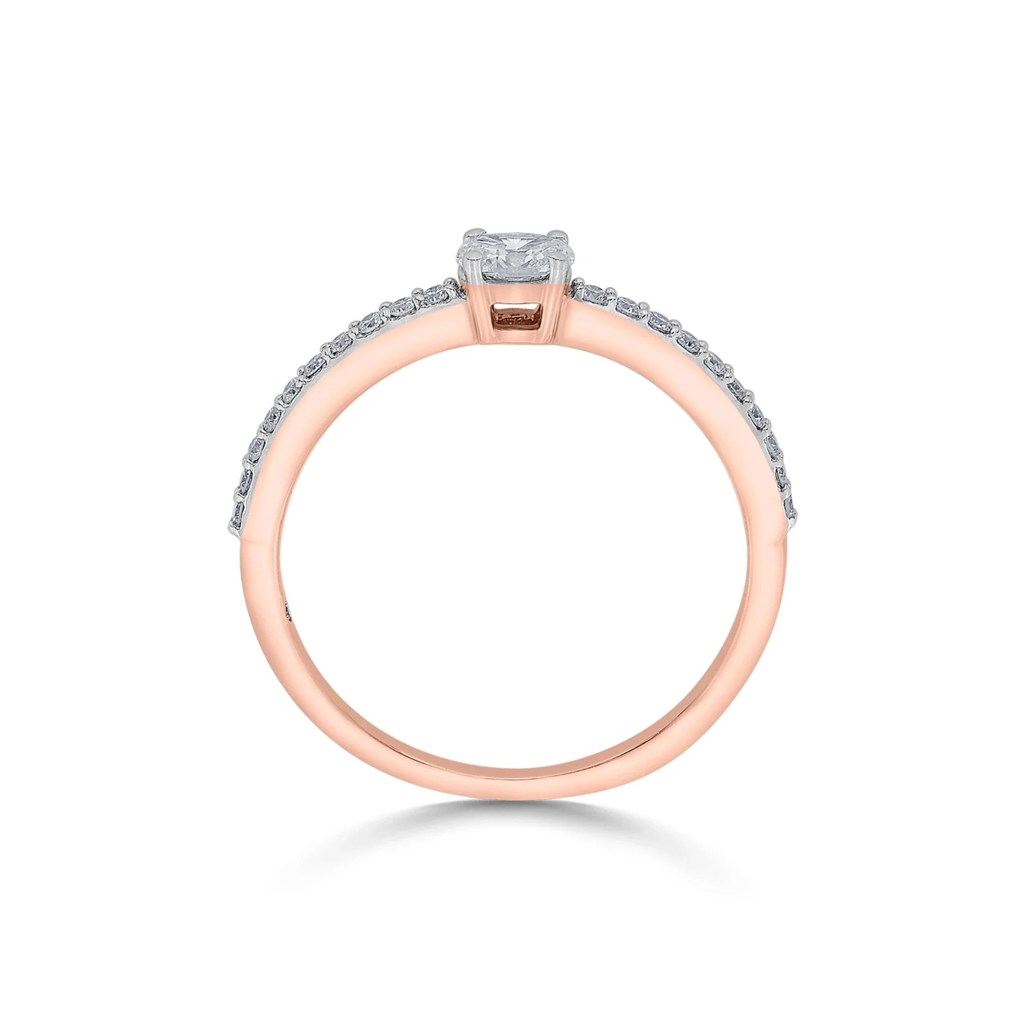 Solitaire Elipse Elegance Ring - Image 4