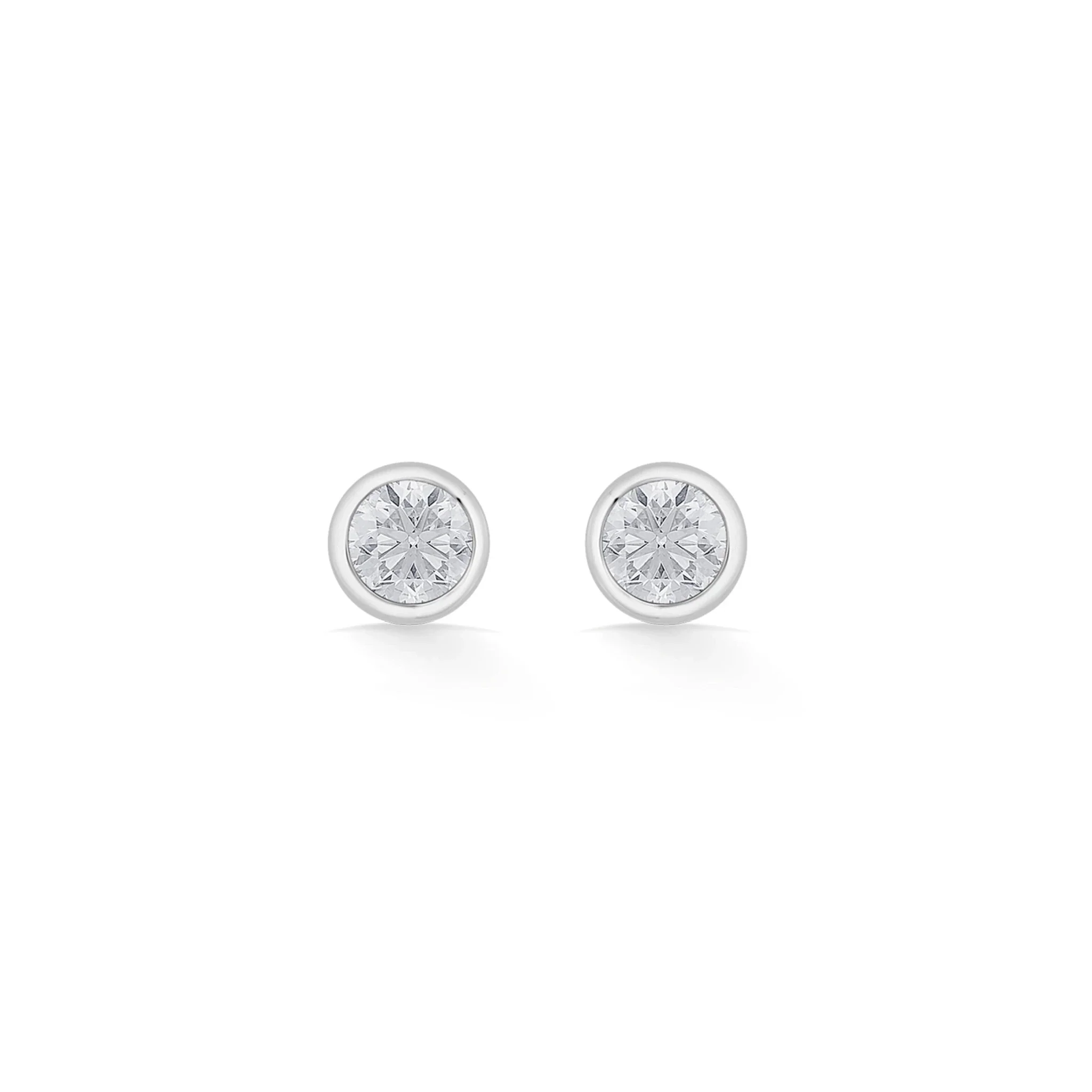 Solitaire Eternal Glow Bezel Diamond Studs