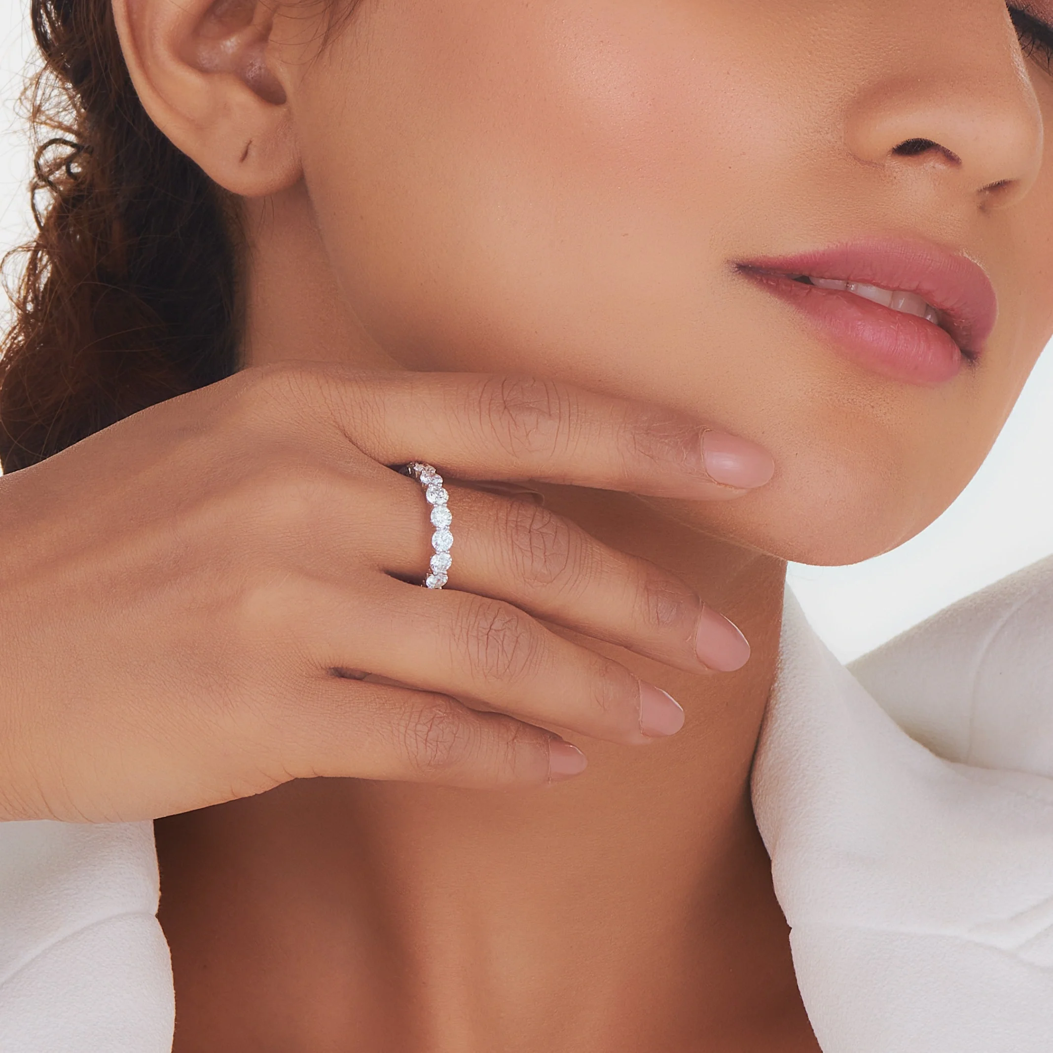 Solitaire Eternal Spark Loop Ring - Image 2