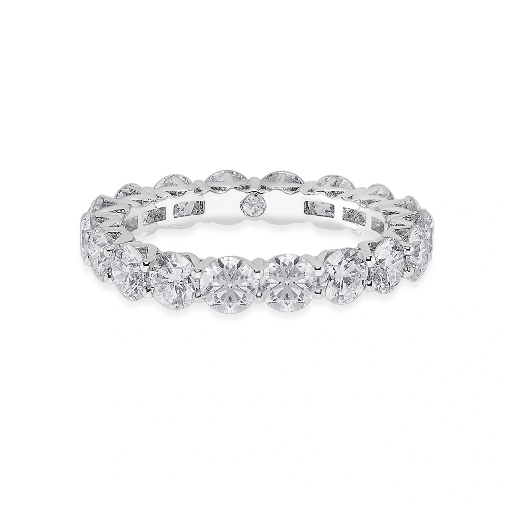 Solitaire Eternal Spark Loop Ring - Image 3