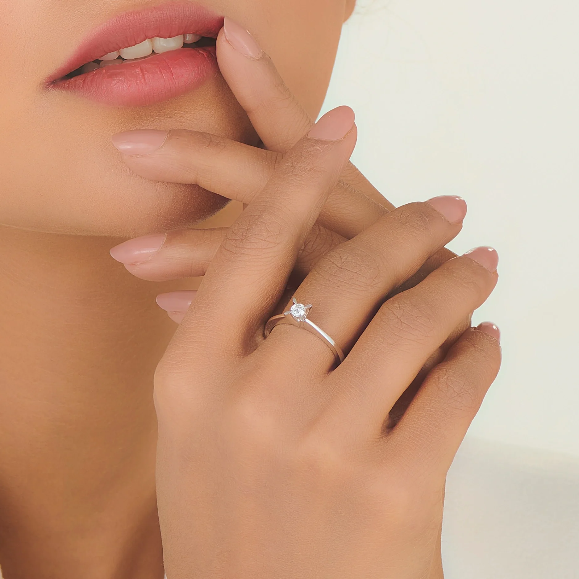 Solitaire Eternal Sparkle Minimalist Ring - Image 2