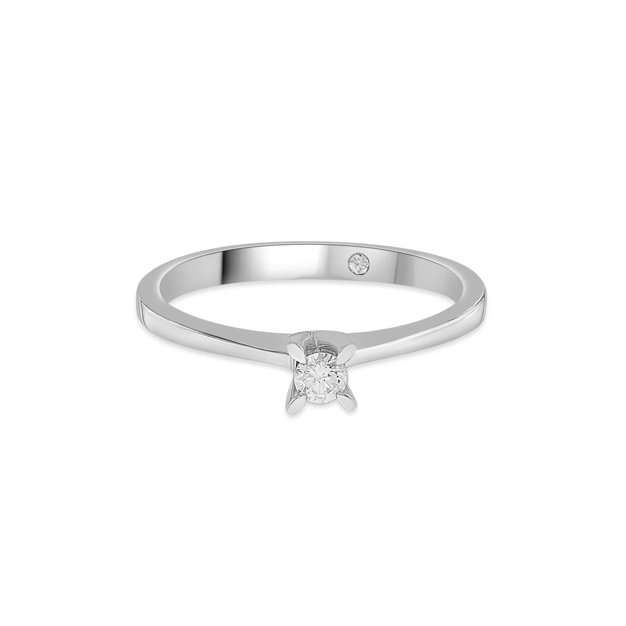 Solitaire Eternal Sparkle Minimalist Ring - Image 3