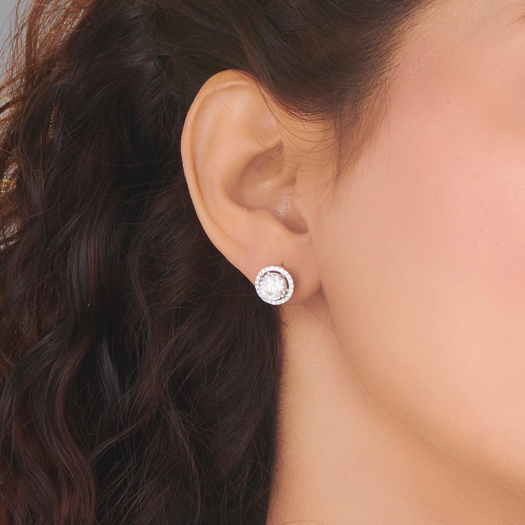 Solitaire Eternal Star Earrings - Image 2