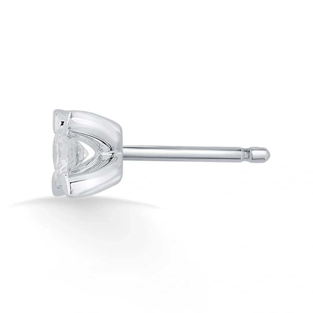 Solitaire Floral Spark Studs - Image 4