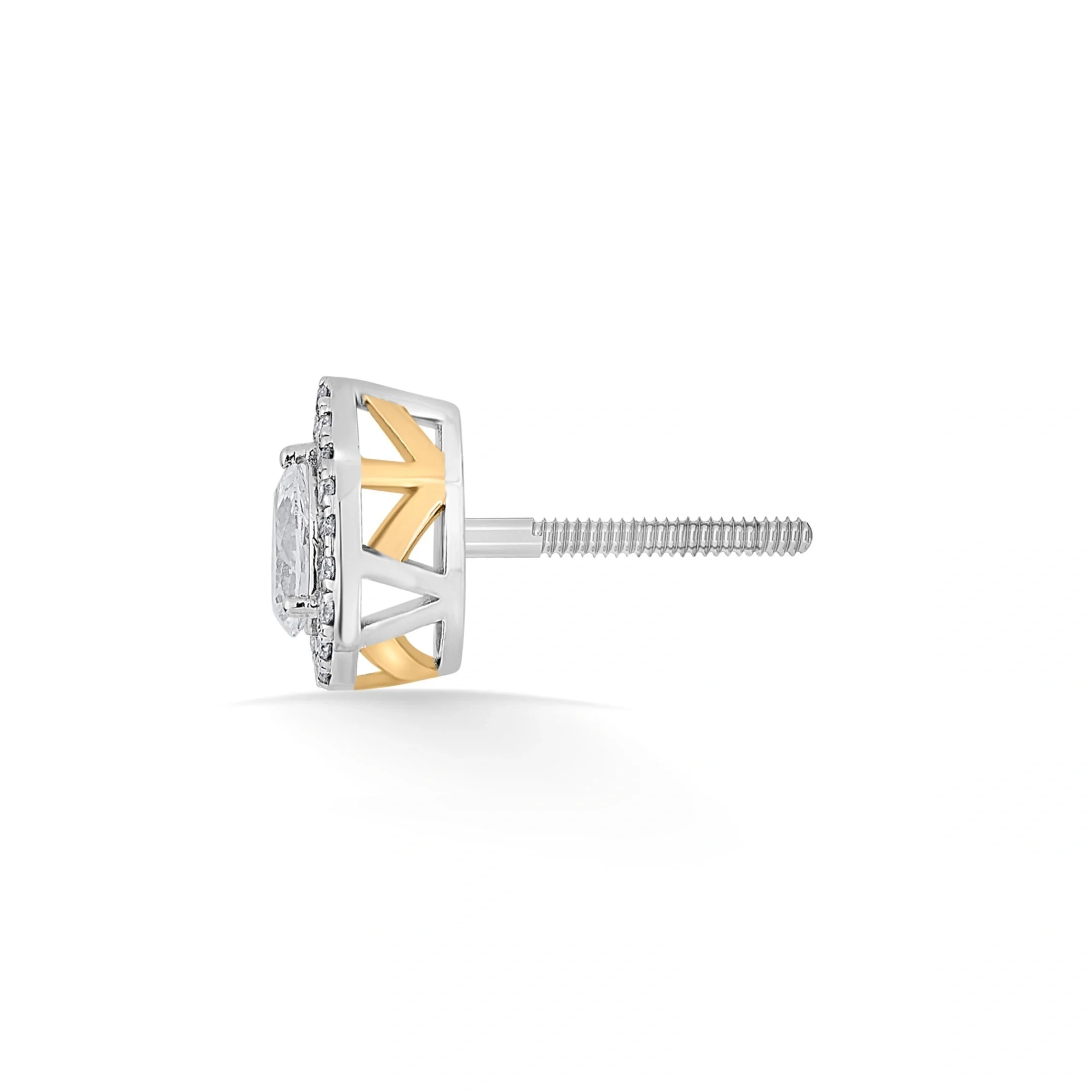 Solitaire Gleaming Dewdrop Studs - Image 5