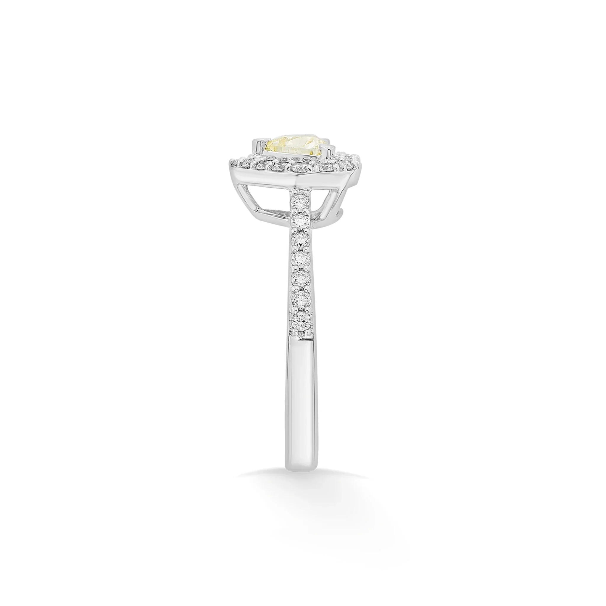 Solitaire Heart of Sunshine Ring - Image 5