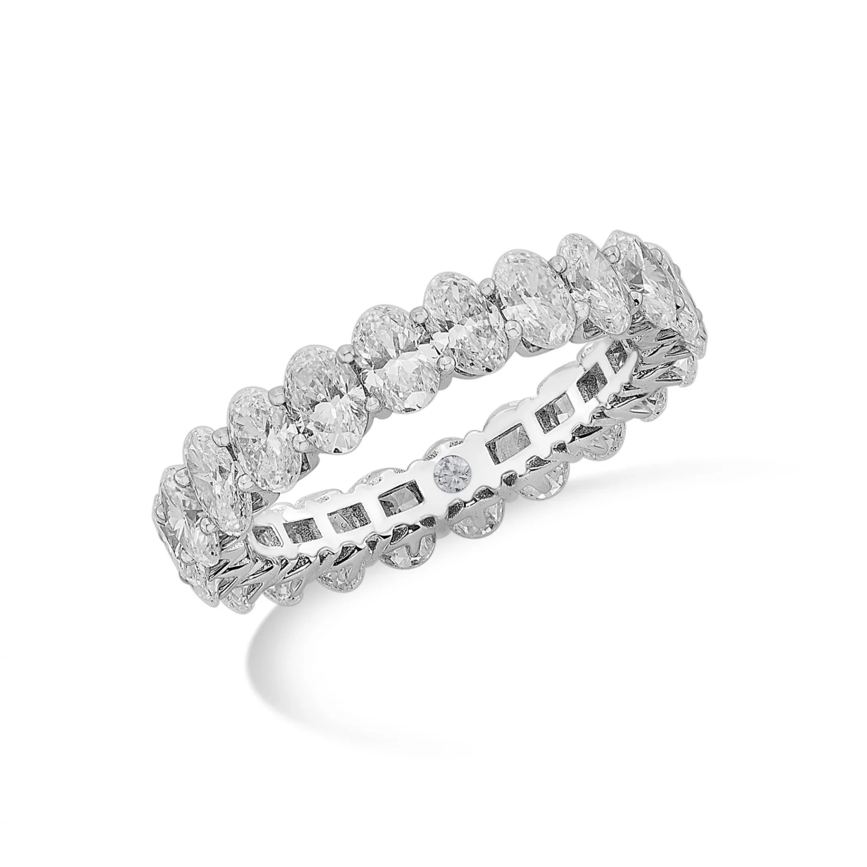 Solitaire Infinity Glam Ring