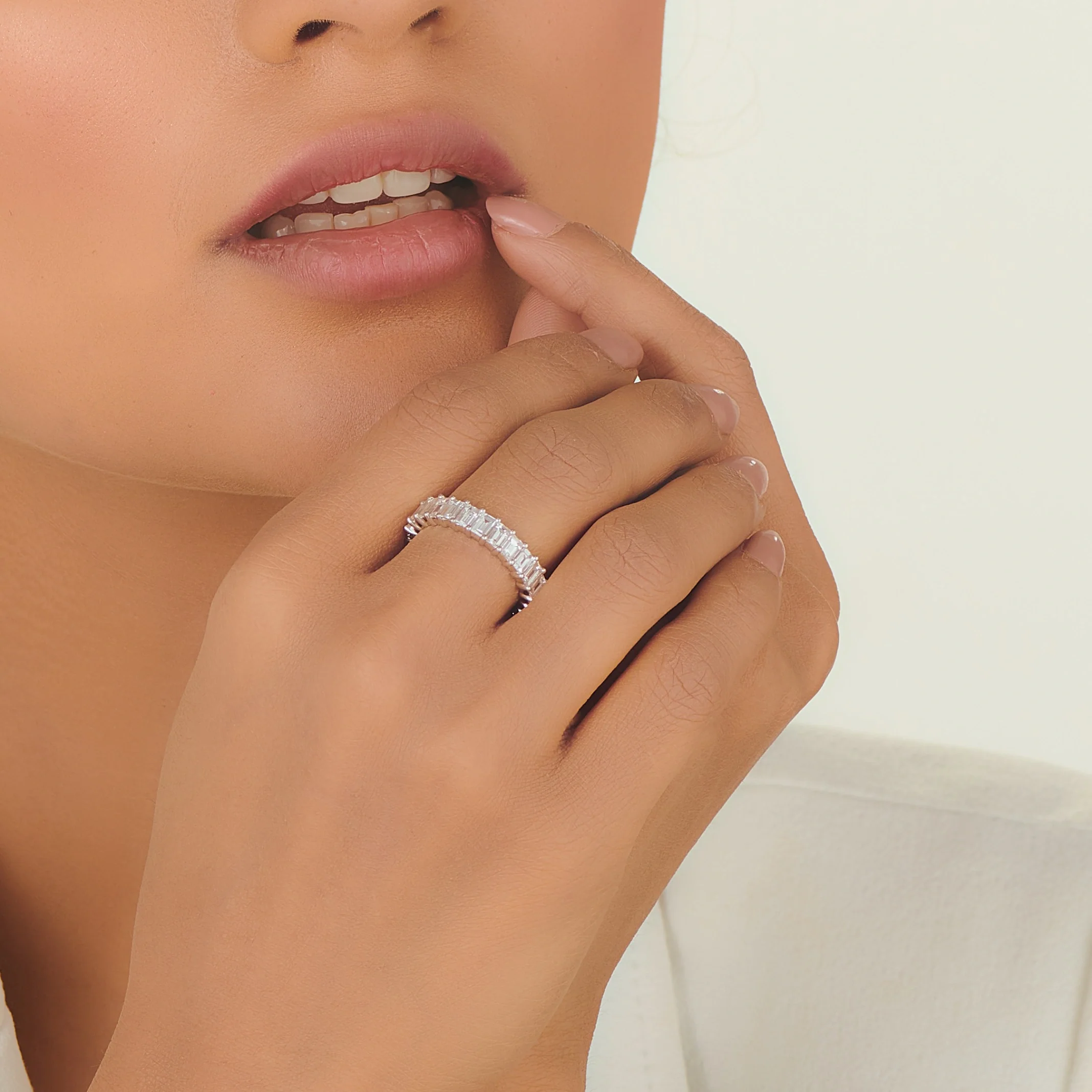 Solitaire Infinity Luxe Spark Ring - Image 2