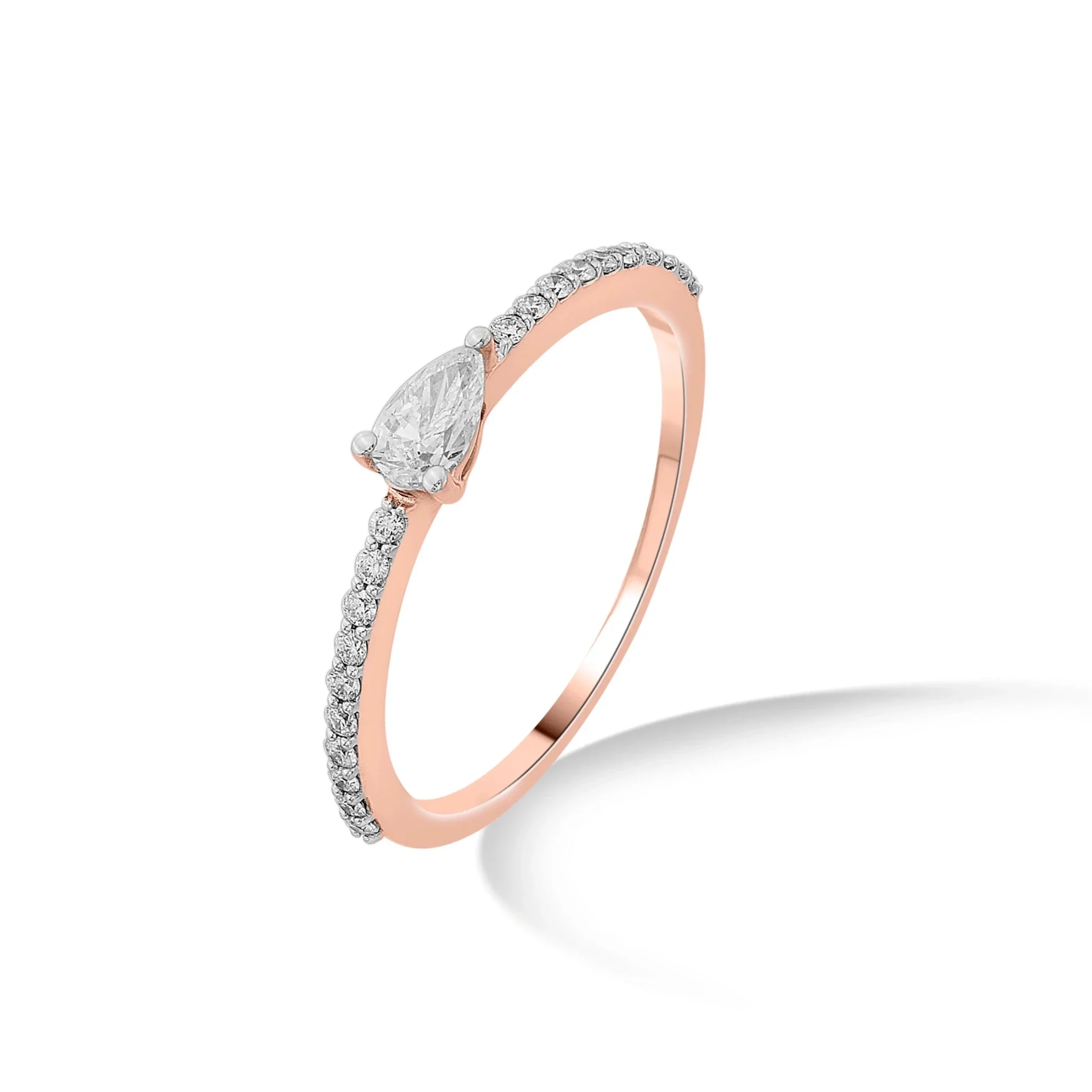 Solitaire Off-Center Grace Ring