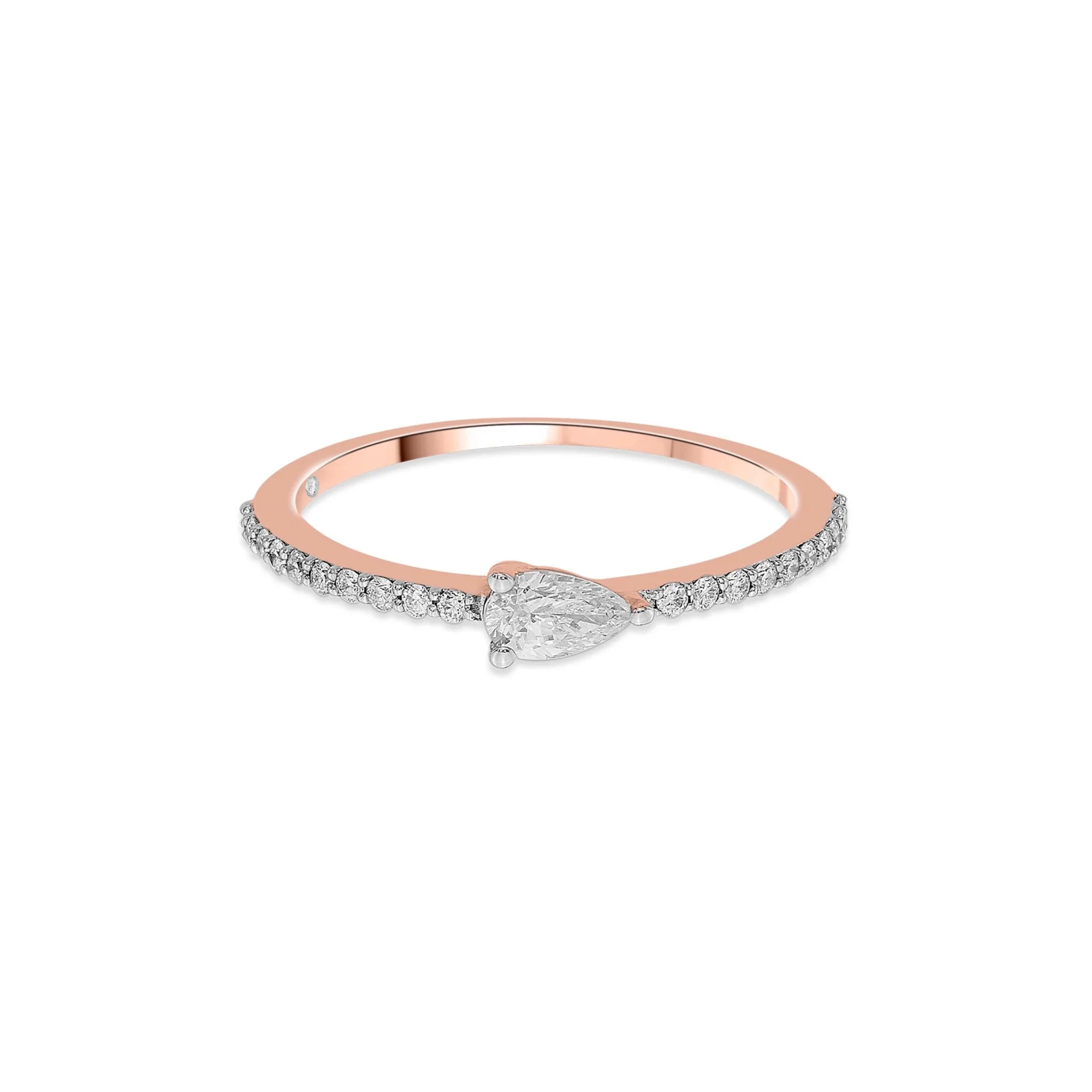 Solitaire Off-Center Grace Ring - Image 3