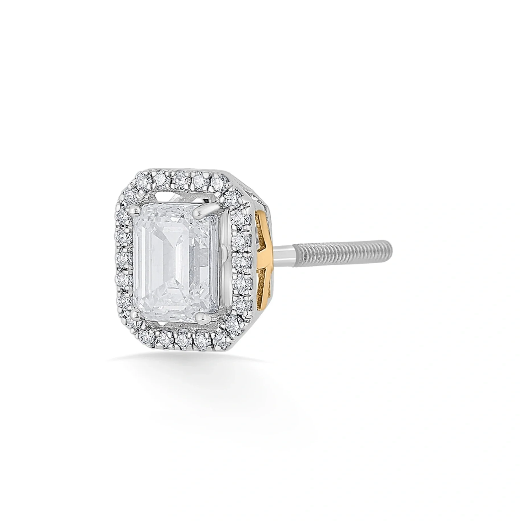 Solitaire Radiant Grace Studs - Image 3
