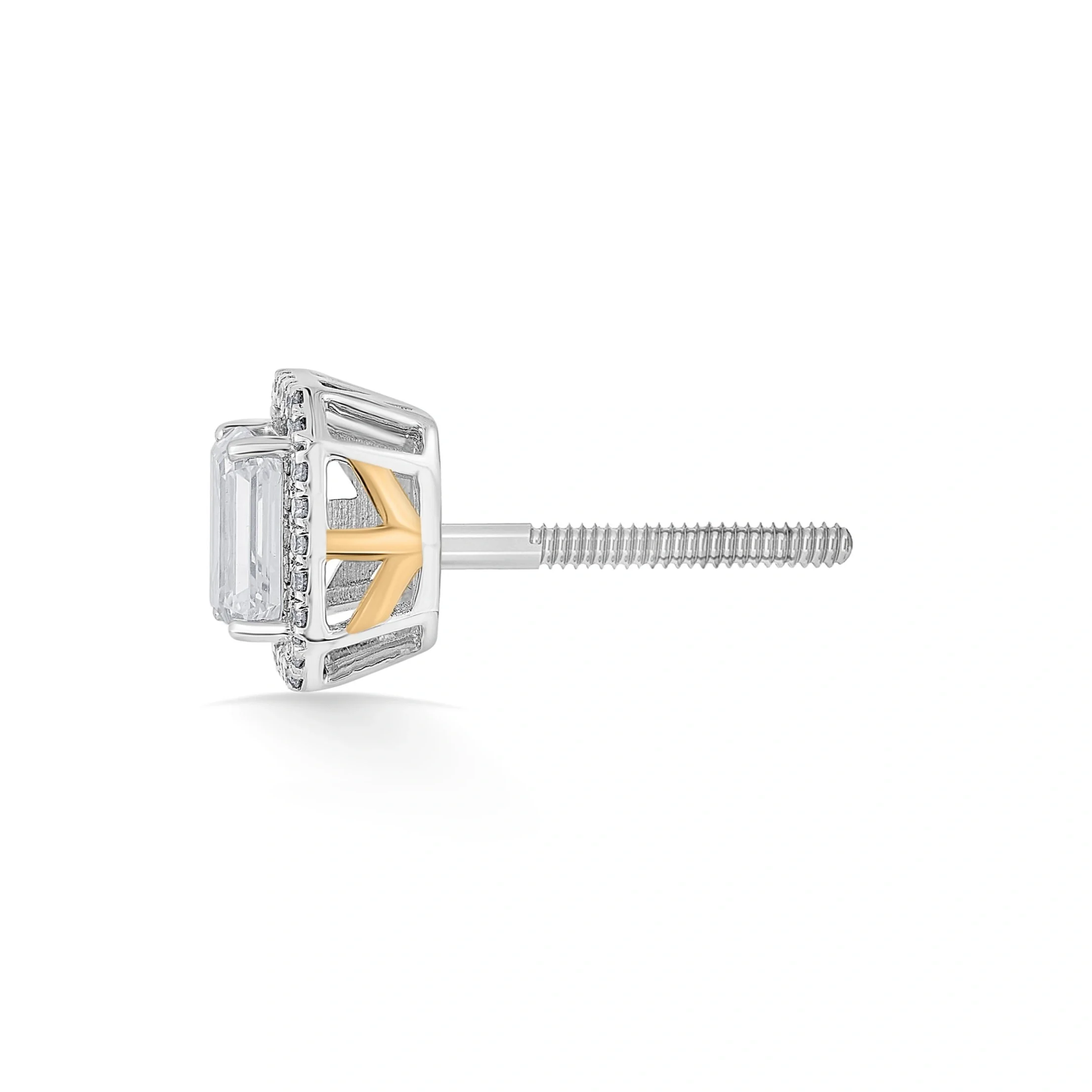 Solitaire Radiant Grace Studs - Image 5