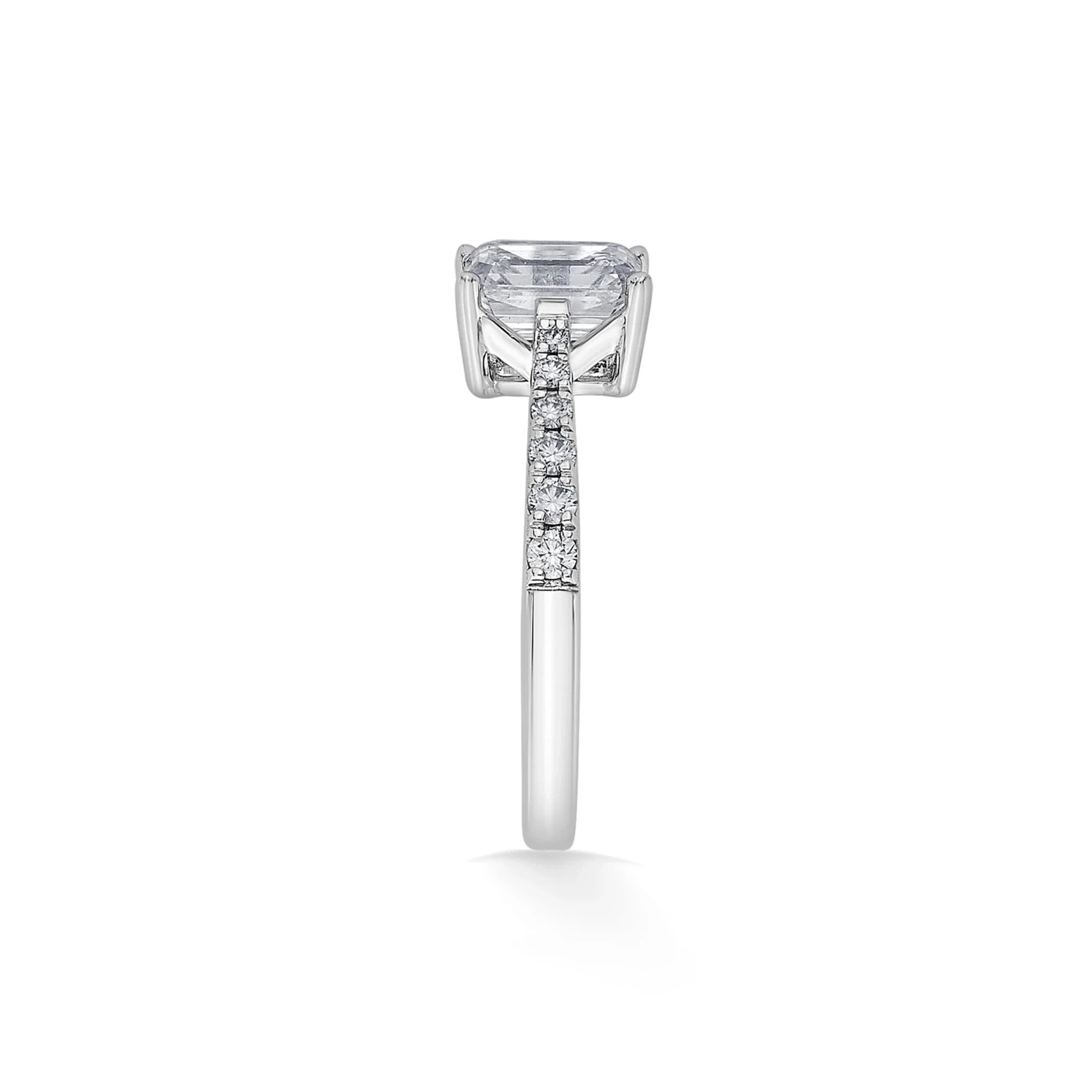 Solitaire Regal Radiance Emerald-Cut Ring - Image 4