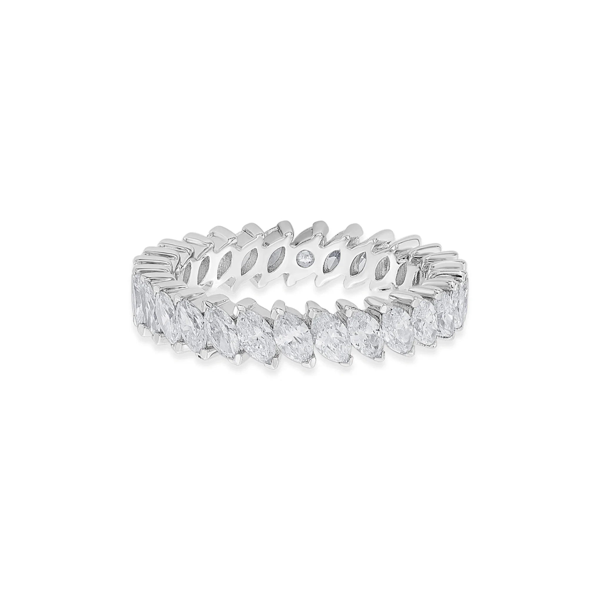Solitaire Regal Spark Eternity Ring - Image 3