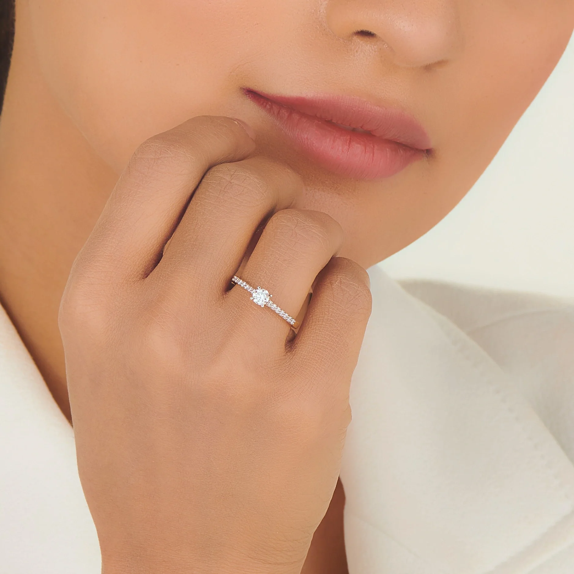 Solitaire Rope of Light Ring - Image 2