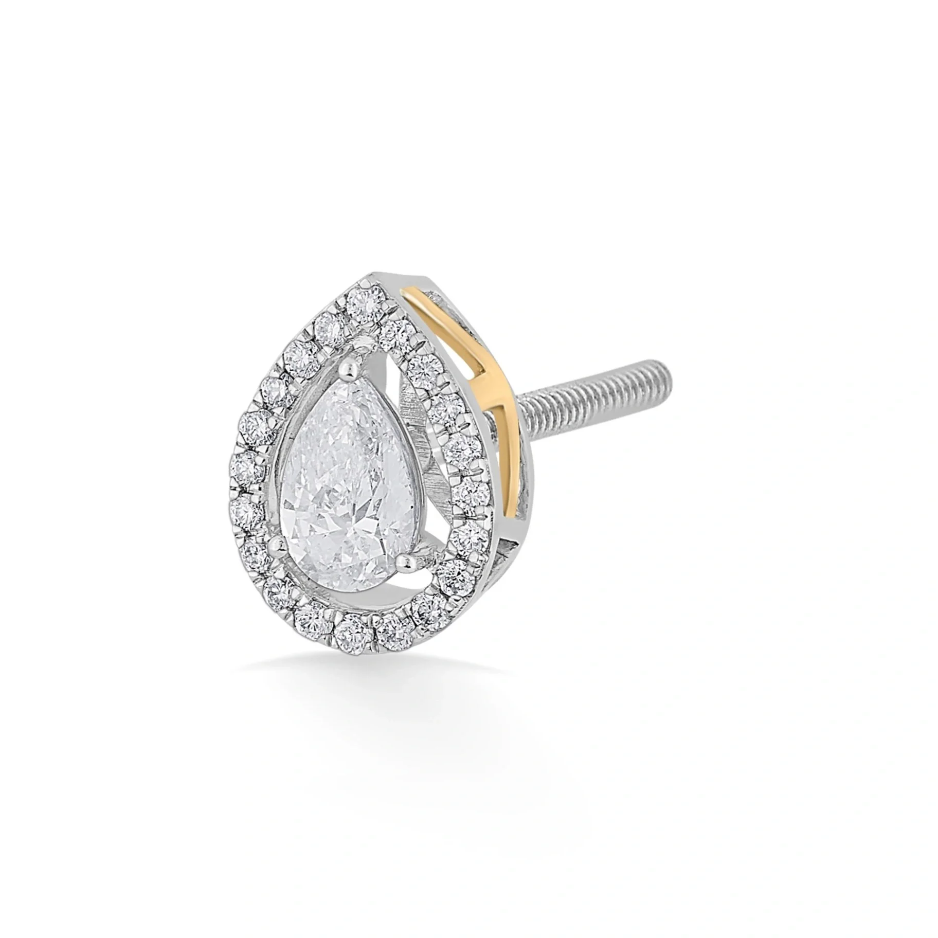 Solitaire Shimmering Dewlight Studs - Image 3