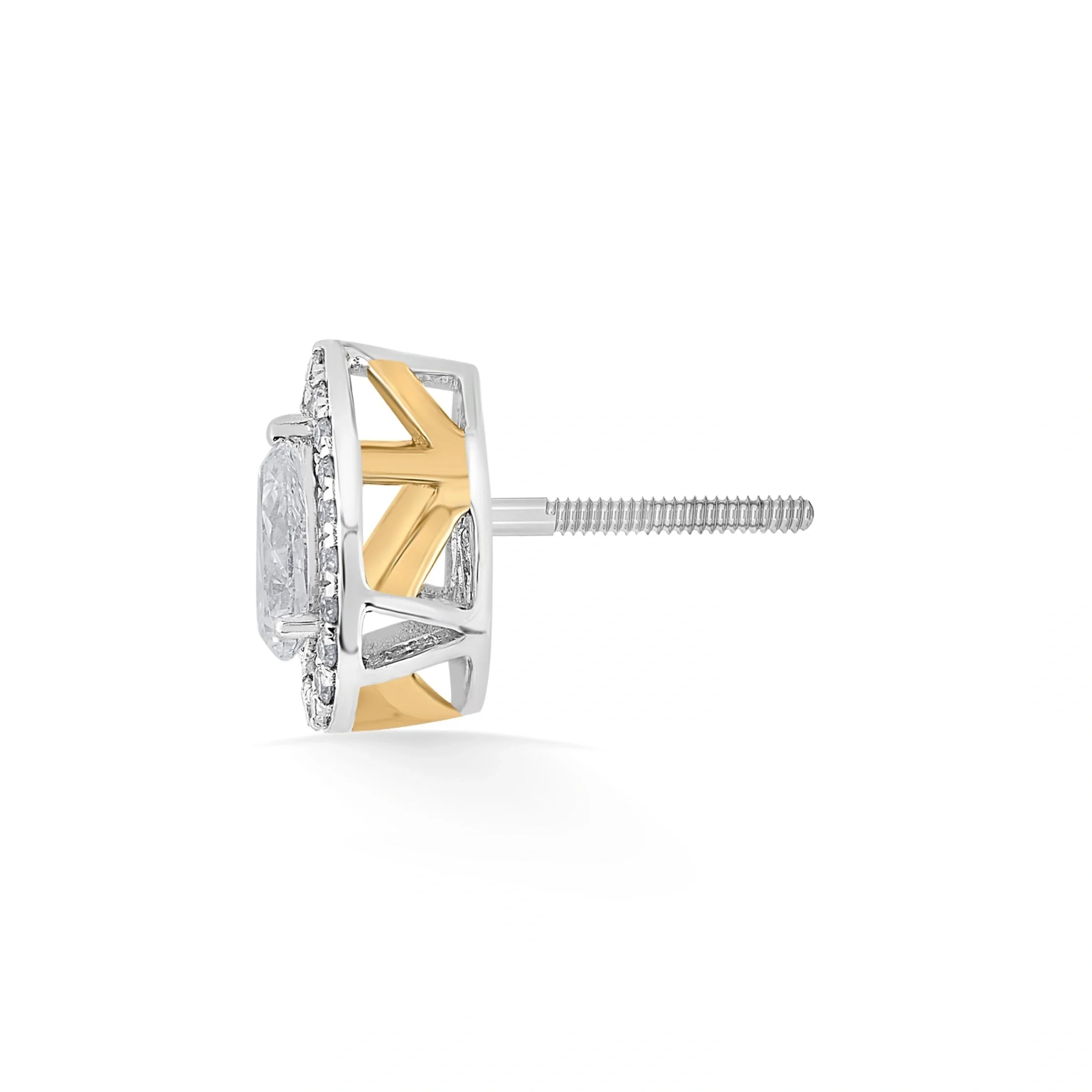 Solitaire Shimmering Dewlight Studs - Image 5