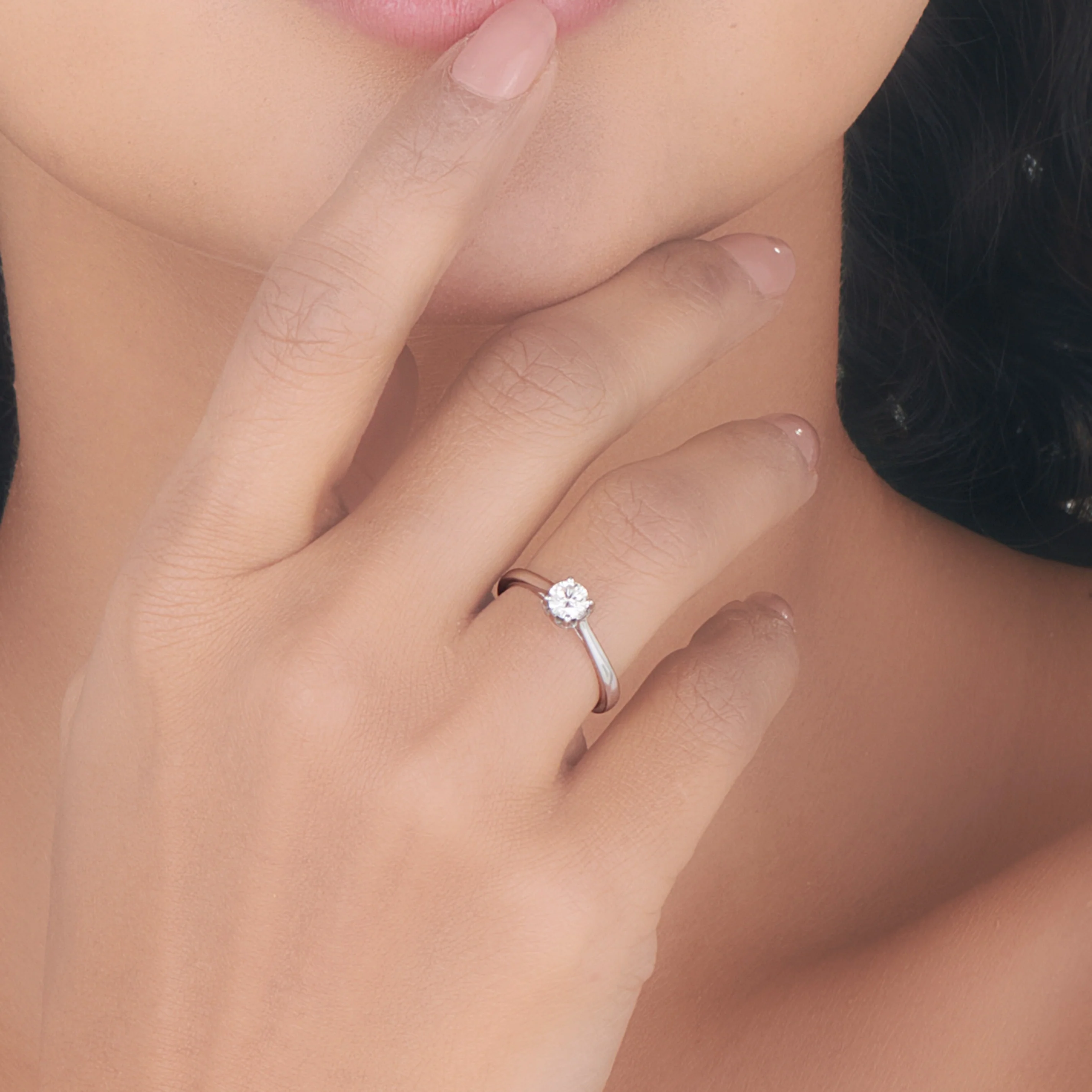Solitaire Sparkle Promise Ring - Image 4