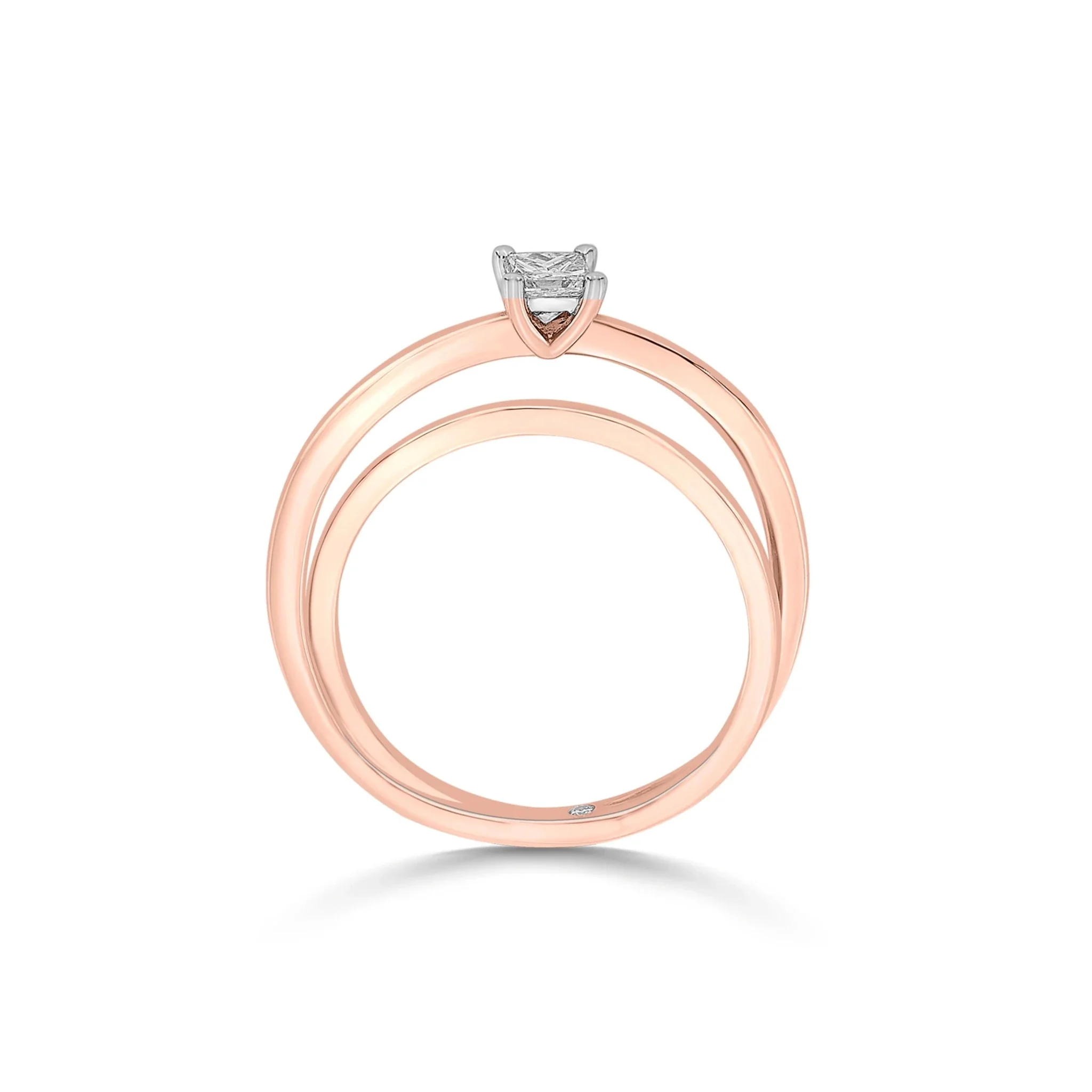 Solitaire Squared Infinity Ring - Image 4
