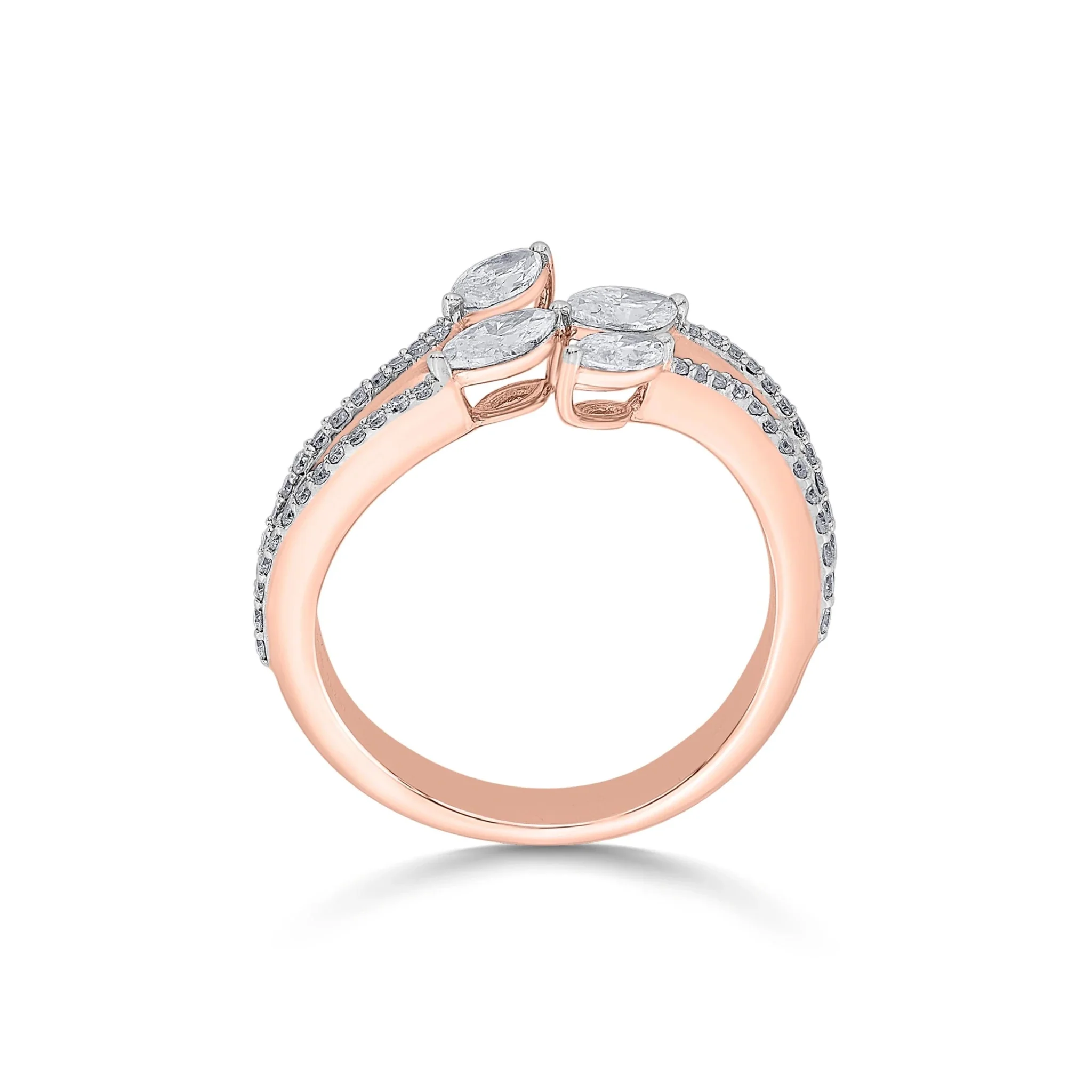 Solitaire Starlight Swath Ring - Image 4