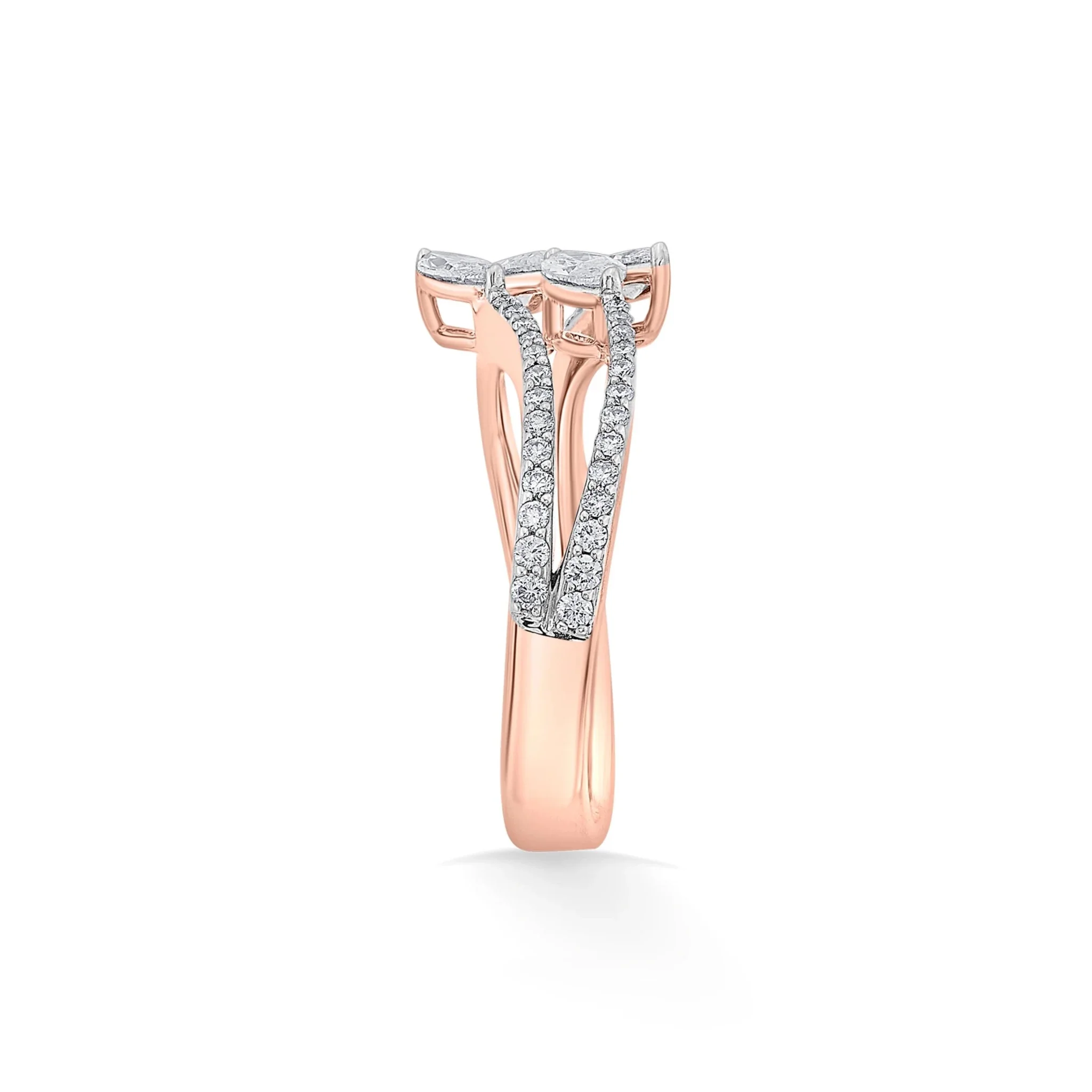 Solitaire Starlight Swath Ring - Image 5