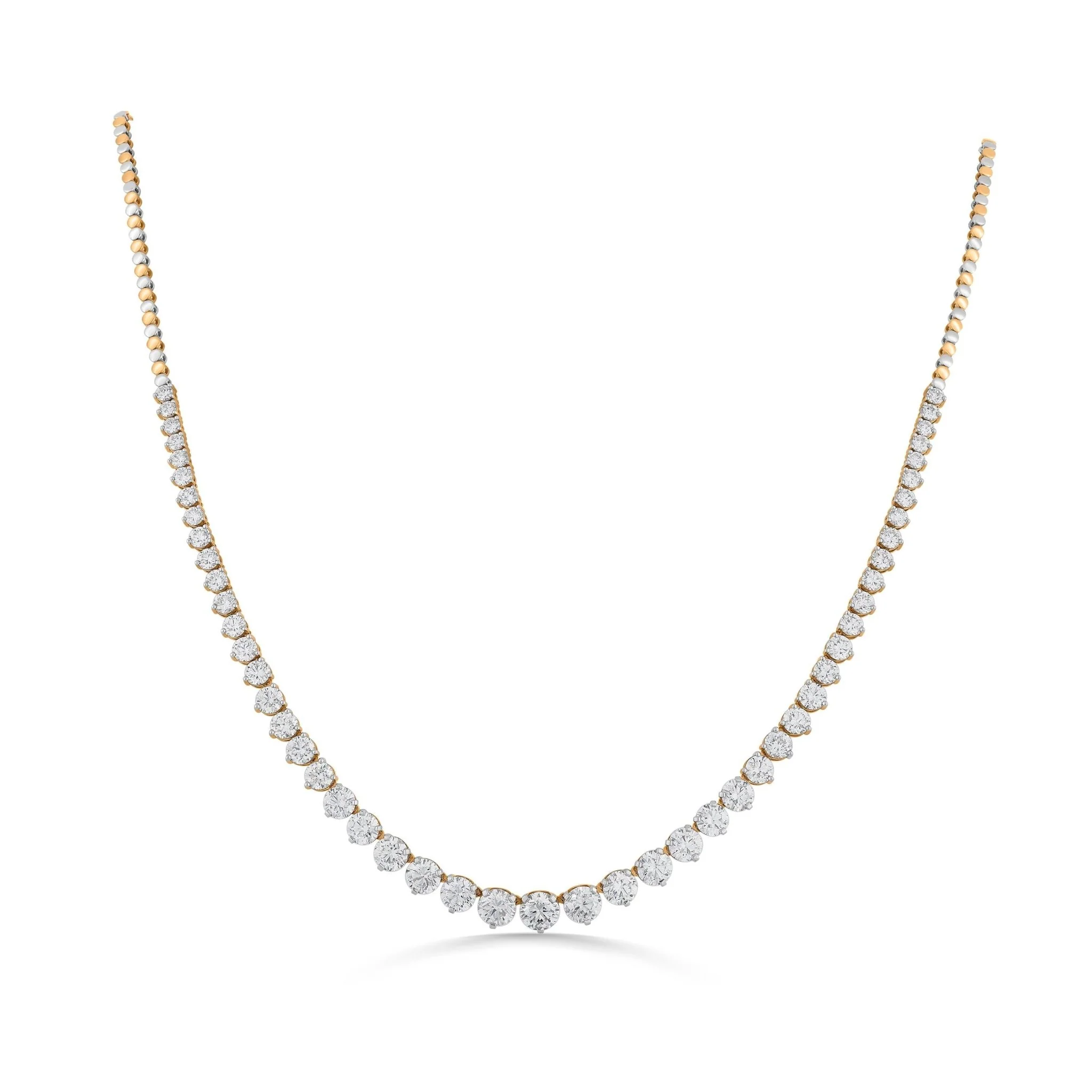 Solitaire Starry Pathway Necklace