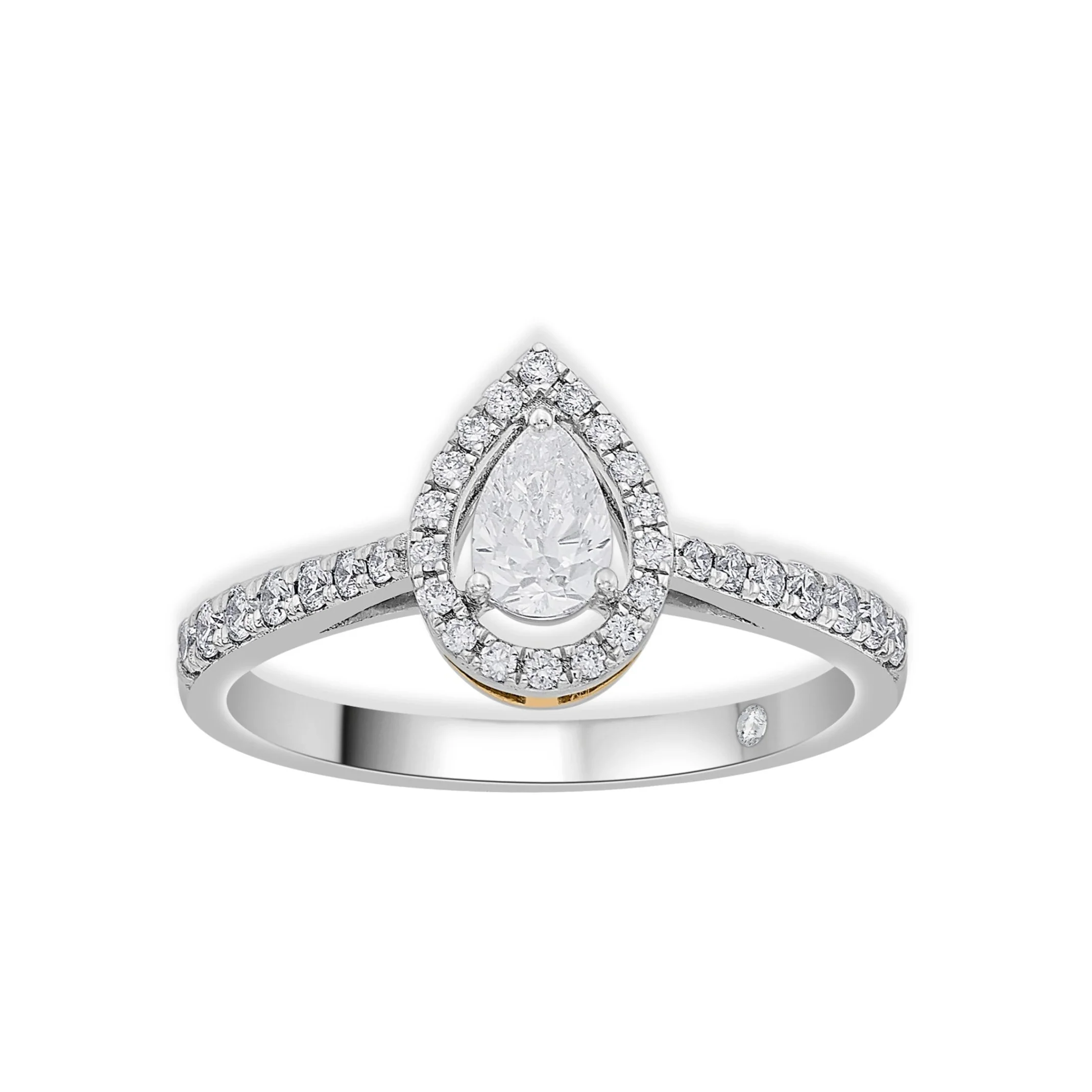 Solitaire Vivid Pear Majesty Ring - Image 2