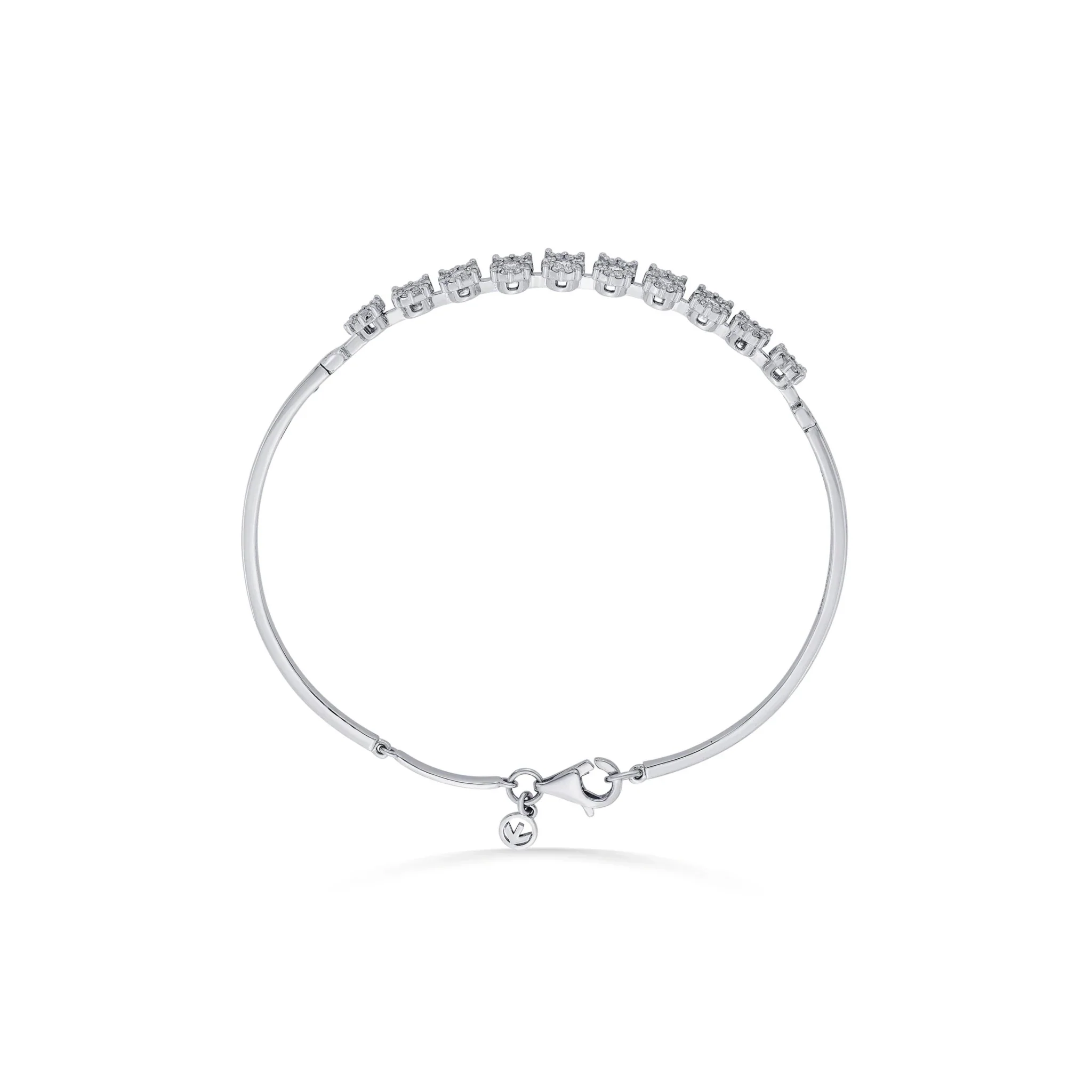 Solitaire White Sparkle Bracelet - Image 3