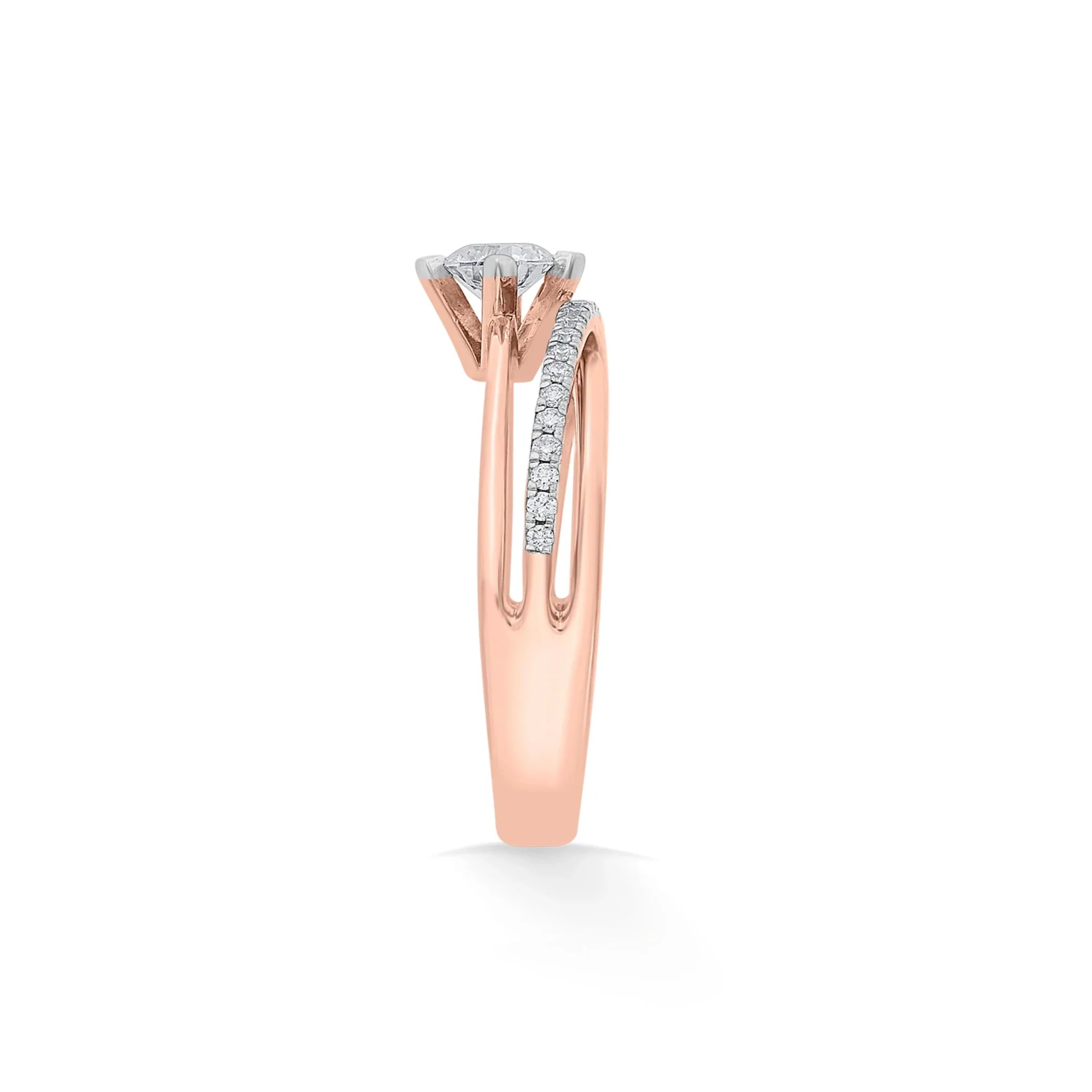 Solitaire Wide Embrace Ring - Image 5