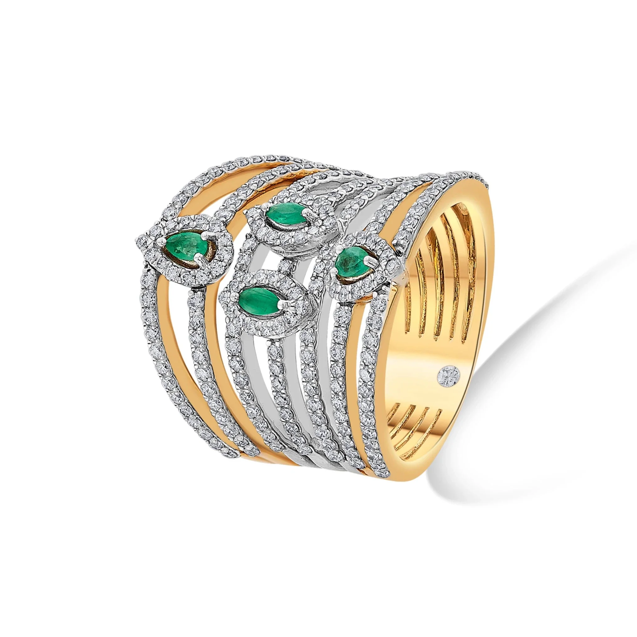 Toren Diamond Tiers Ring