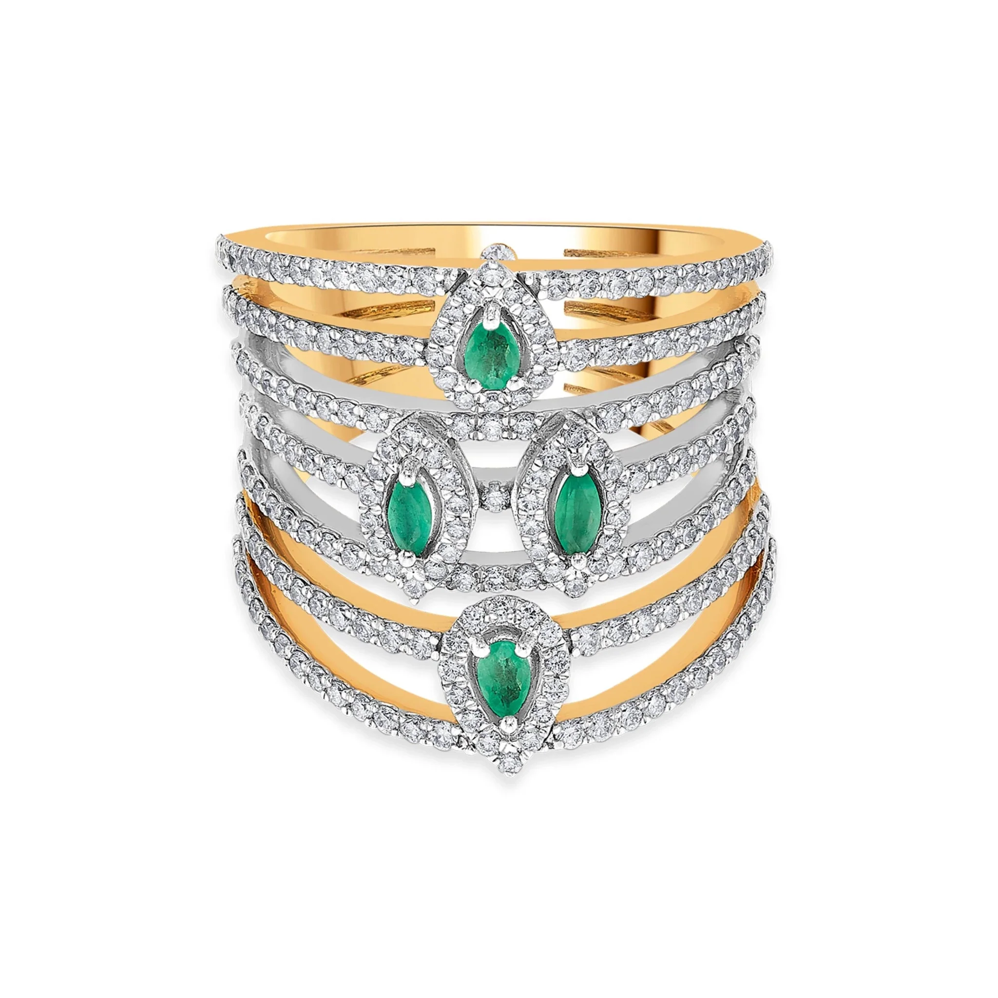 Toren Diamond Tiers Ring - Image 3