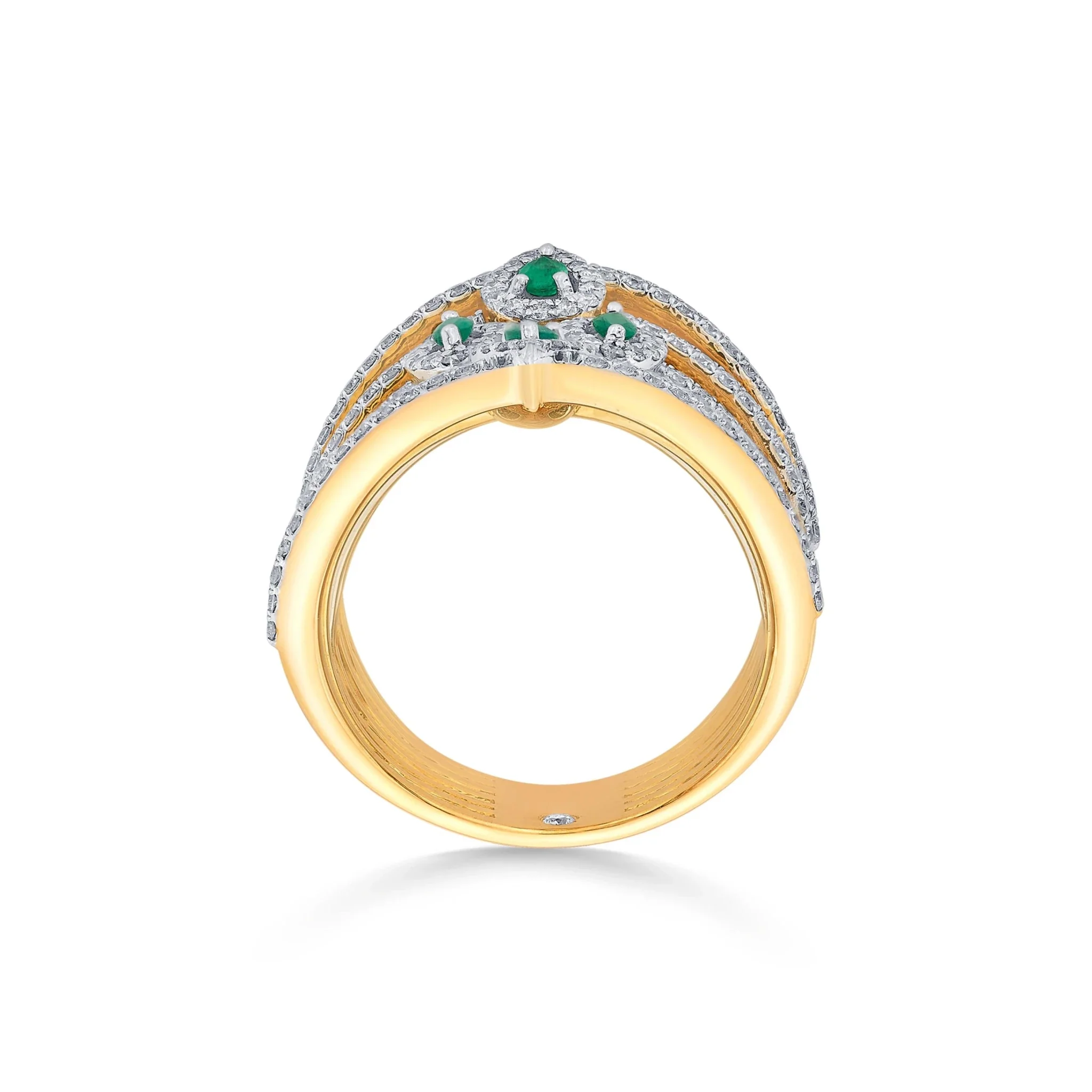 Toren Diamond Tiers Ring - Image 4