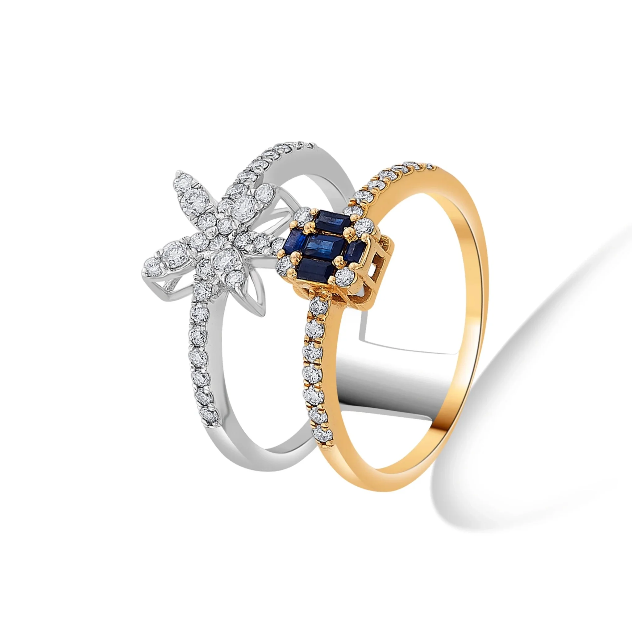 Toren Flutter & Flow Stack Ring