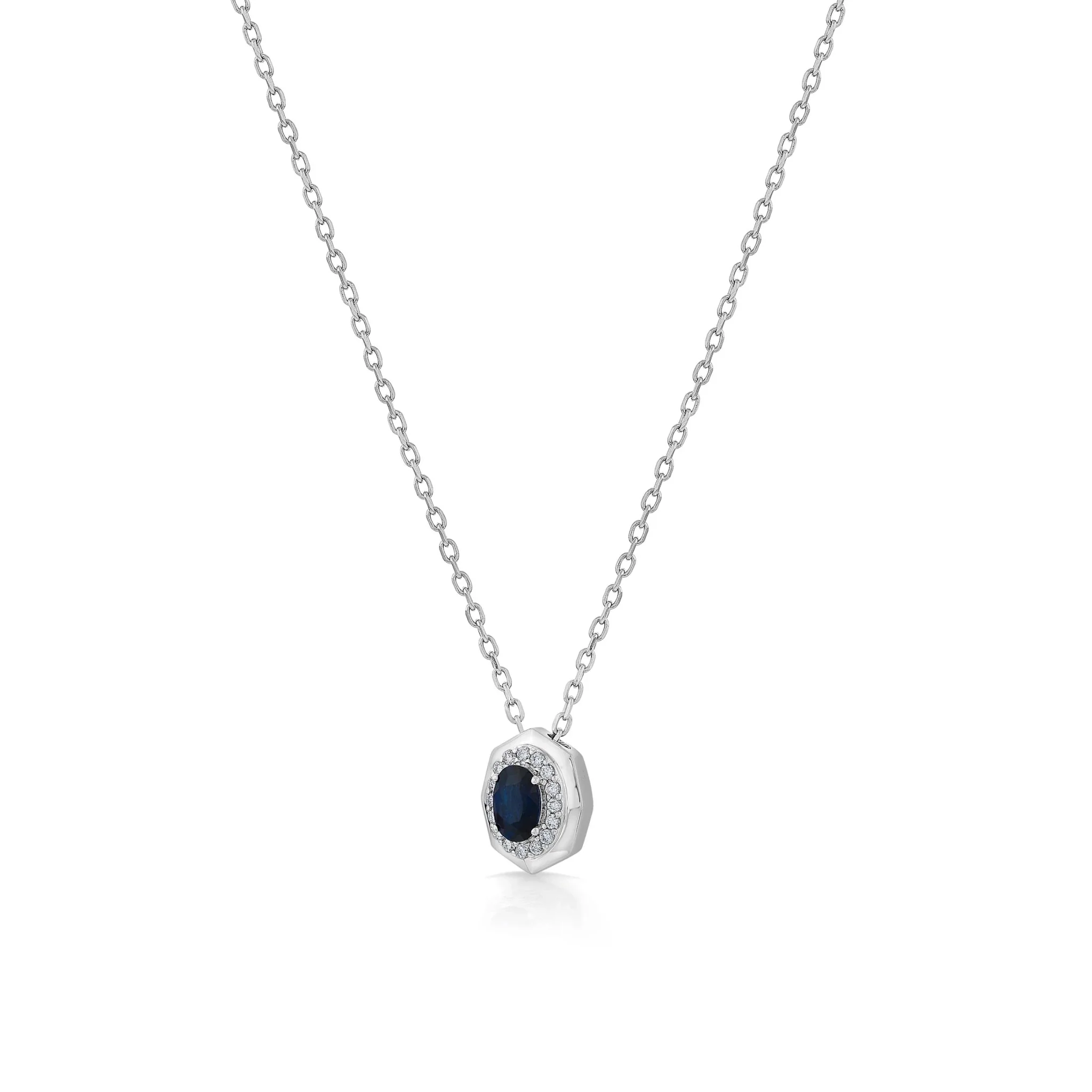 Toren Midnight Halo Medallion Pendant - Image 2