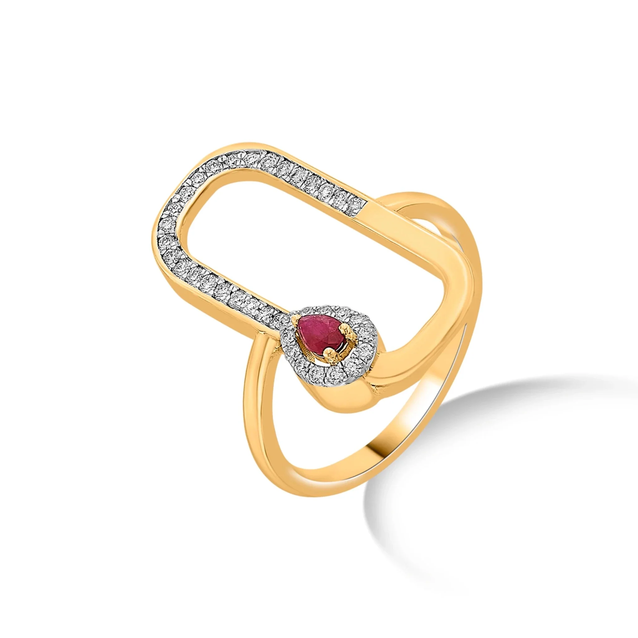 Toren Pear Drop Luxe Ring