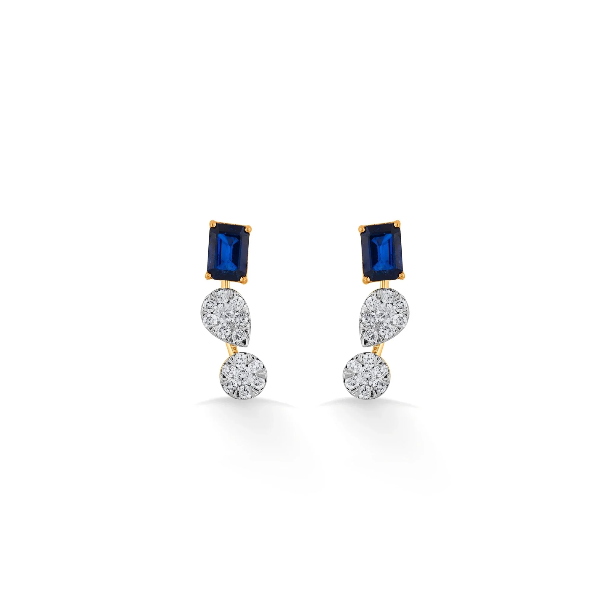 Toren Sapphire Cascade Drops