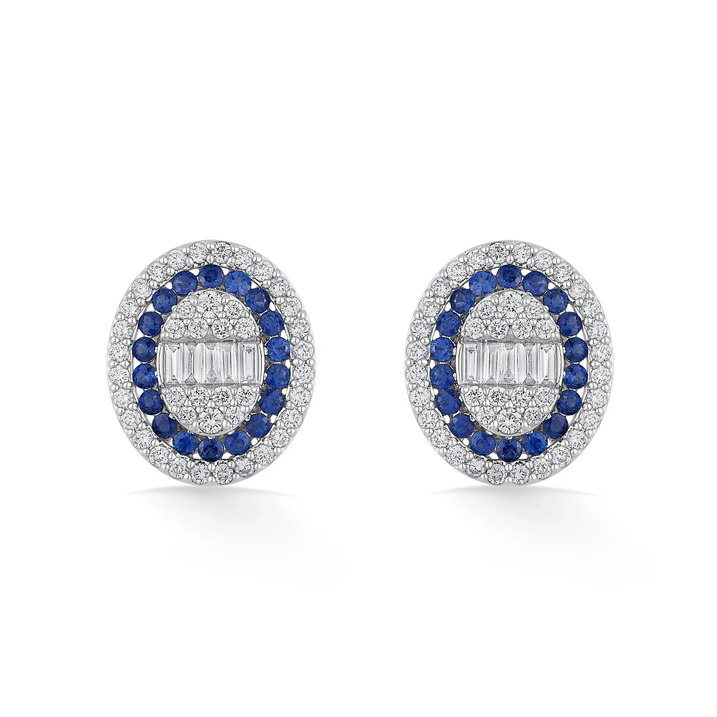 Toren Sapphire Horizon Studs