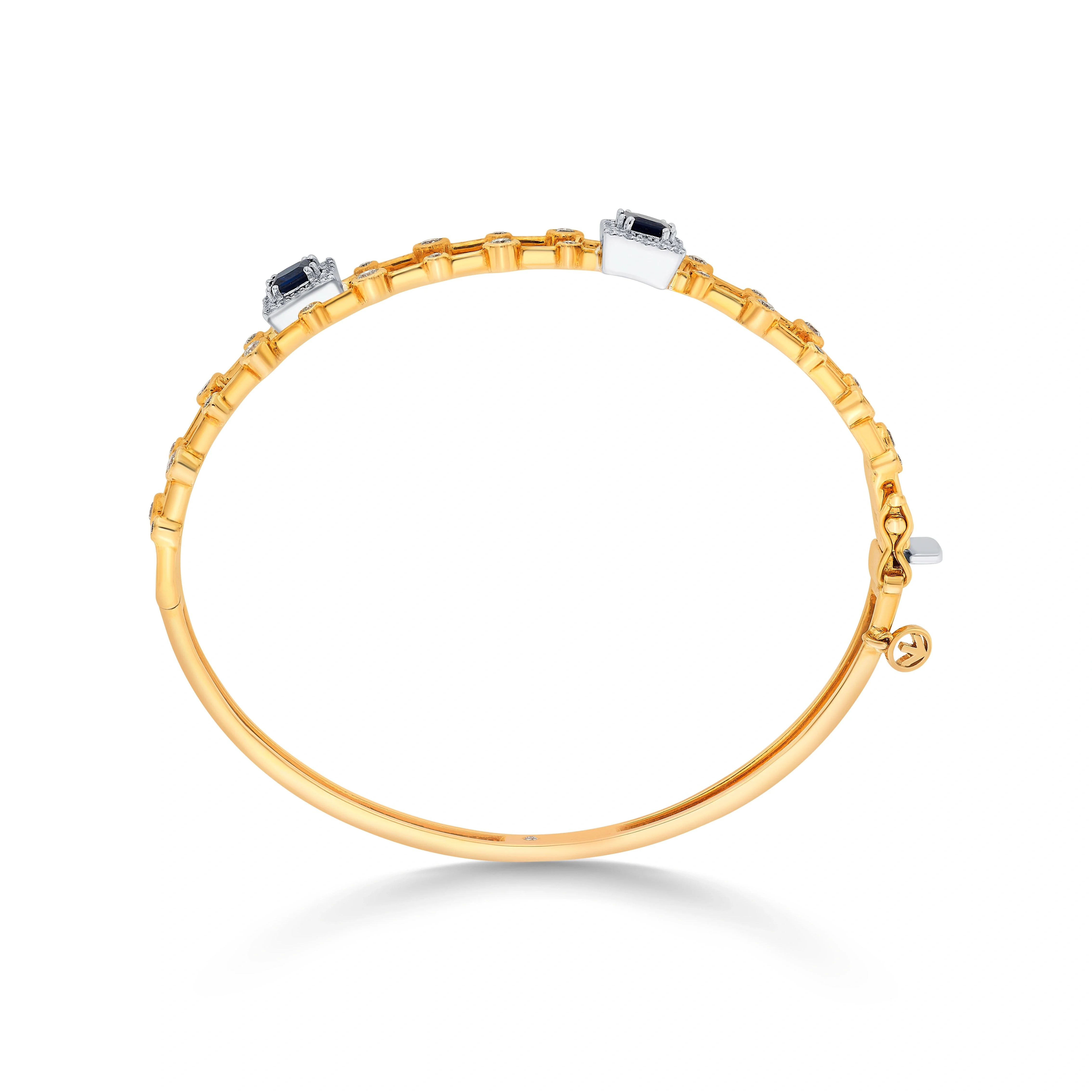 Toren Sapphire Square Dream Bracelet - Image 4
