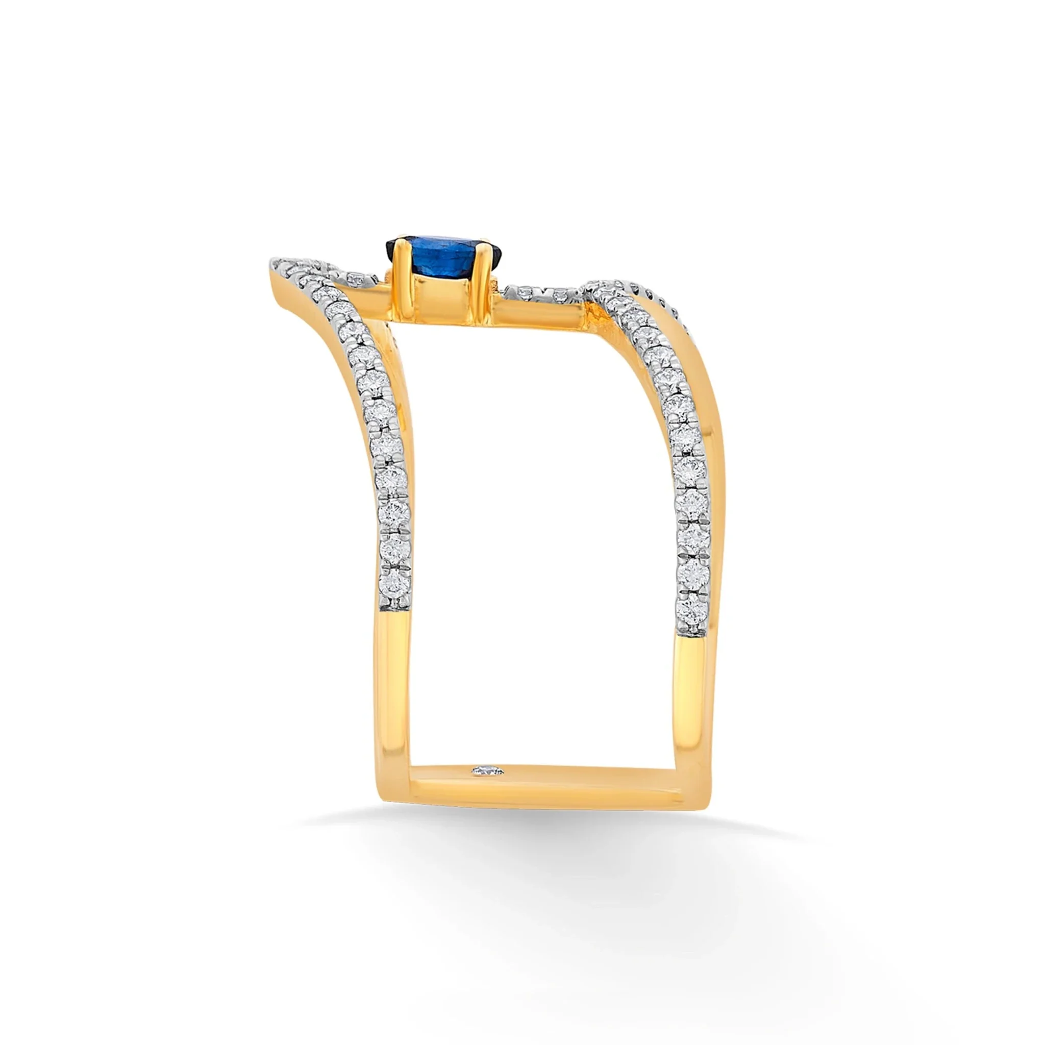 Toren Sapphire Vortex Ring - Image 5