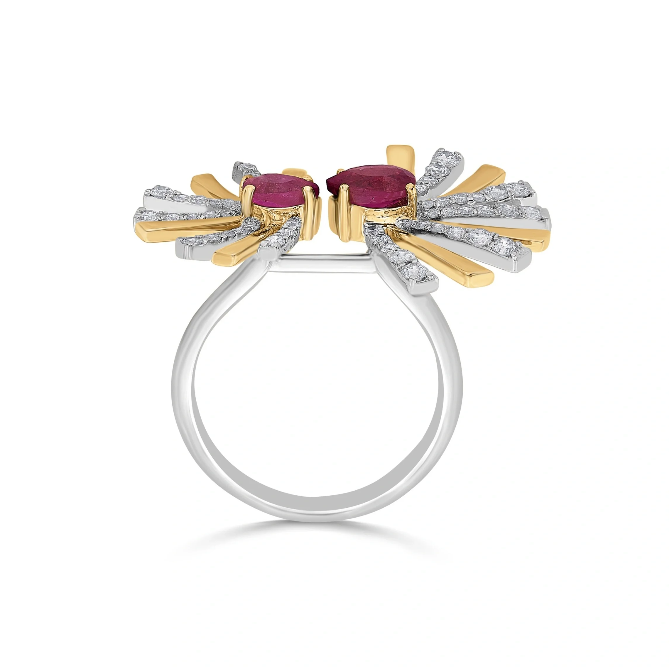 Toren Starburst Gem Split Ring - Image 3