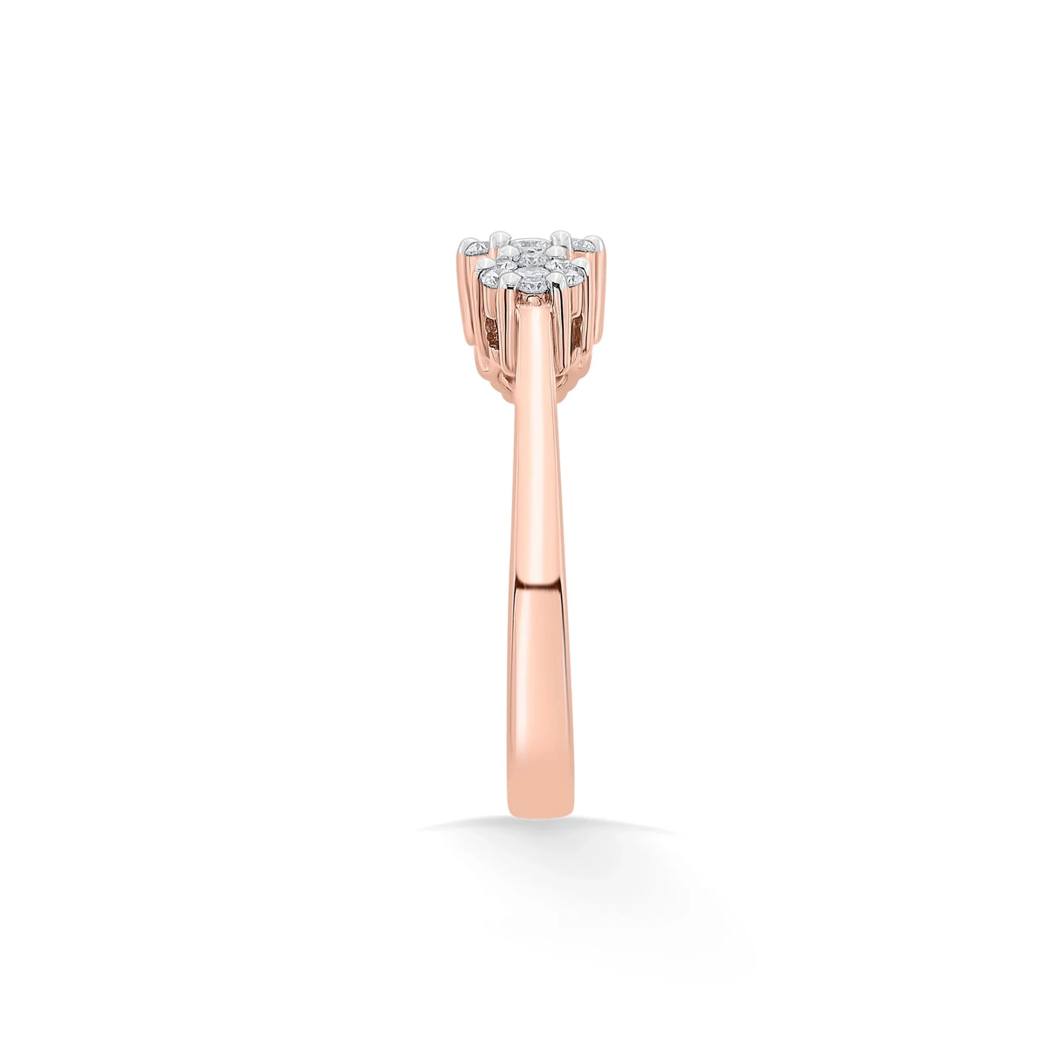 Trinity Celestial Bloom Diamond Ring - Image 5