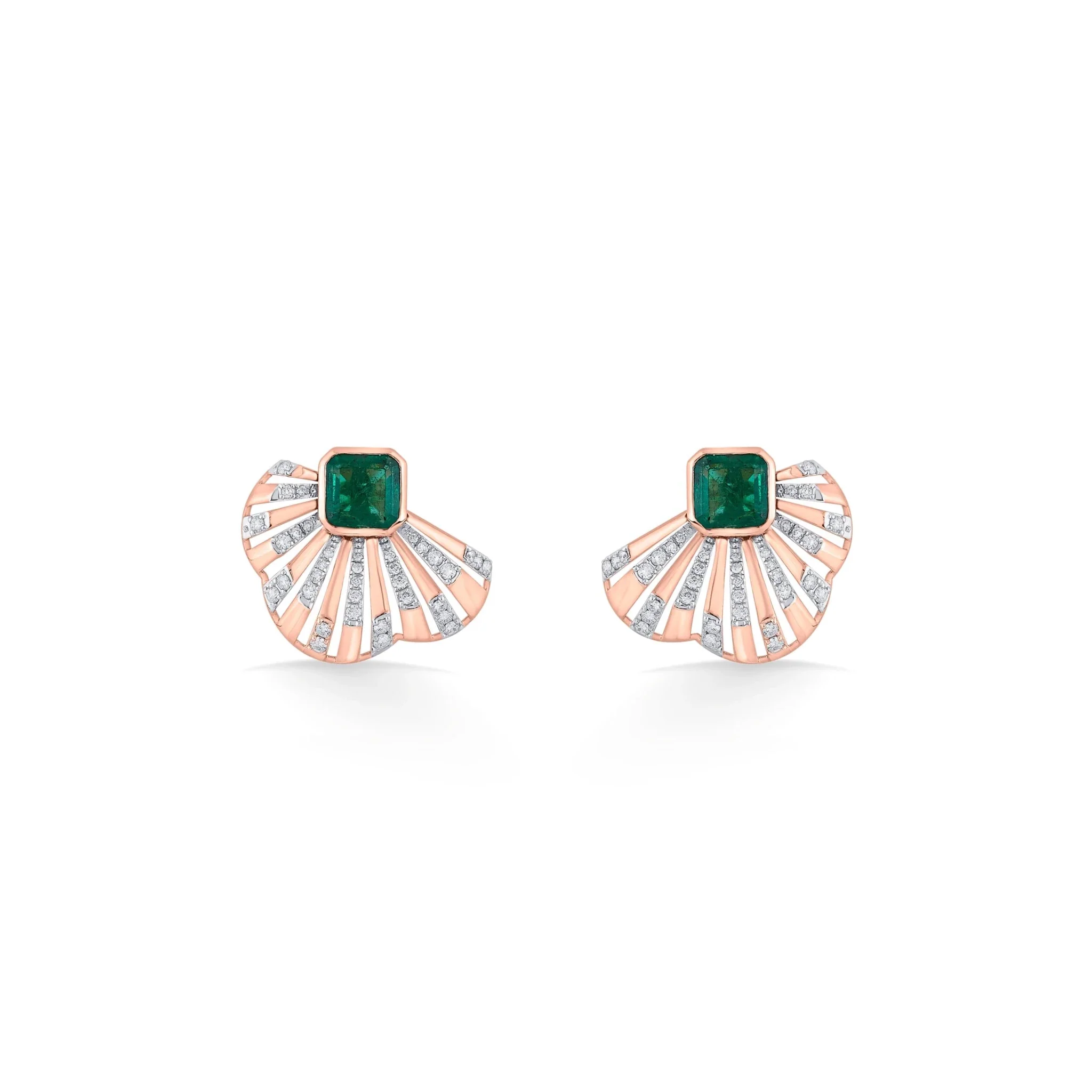 Tryst Emerald Gatsby Earrings