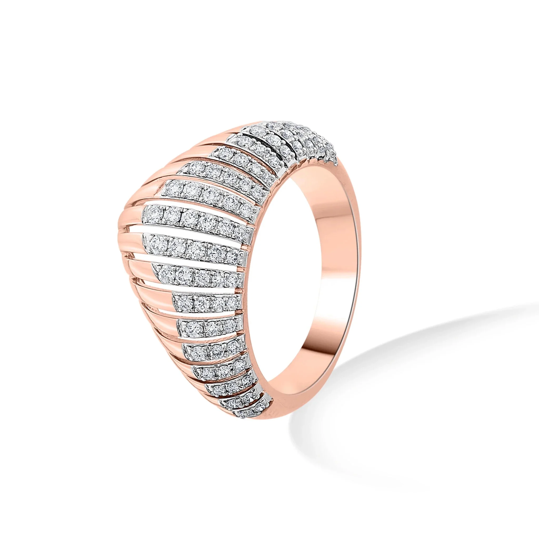 Tryst Radiant Crest Diamond Ring