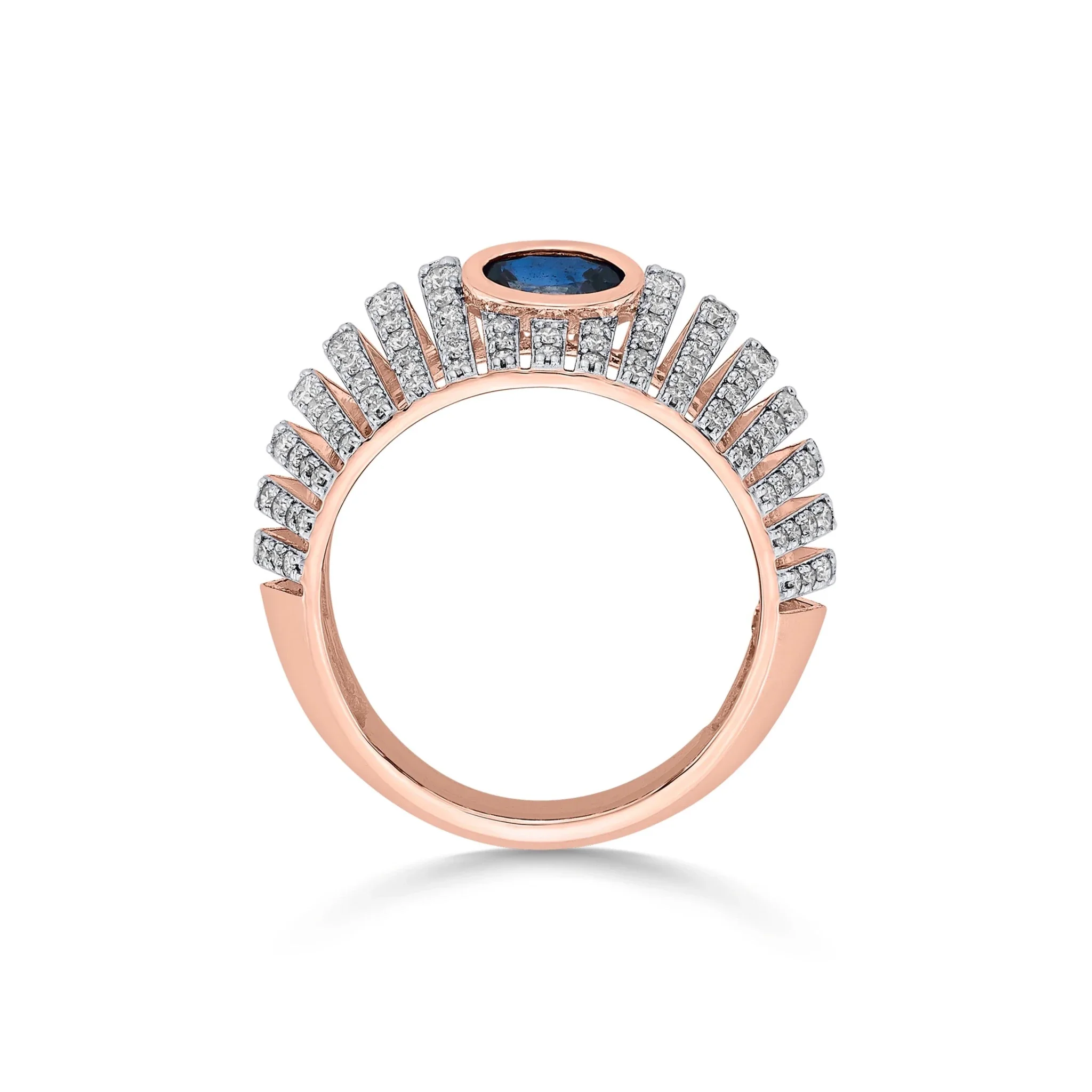 Tryst Radiant Tiered Sapphire Ring - Image 3