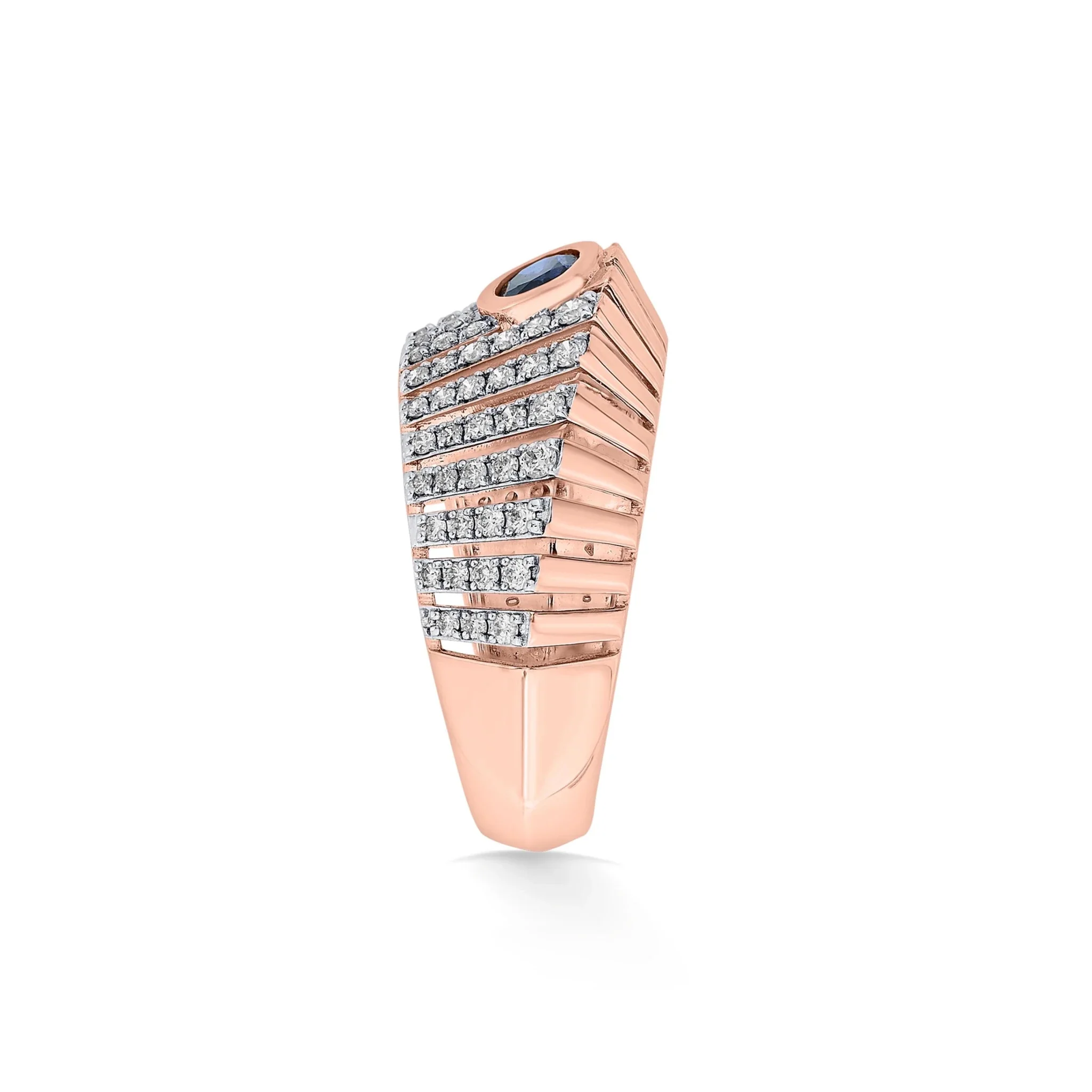 Tryst Radiant Tiered Sapphire Ring - Image 4