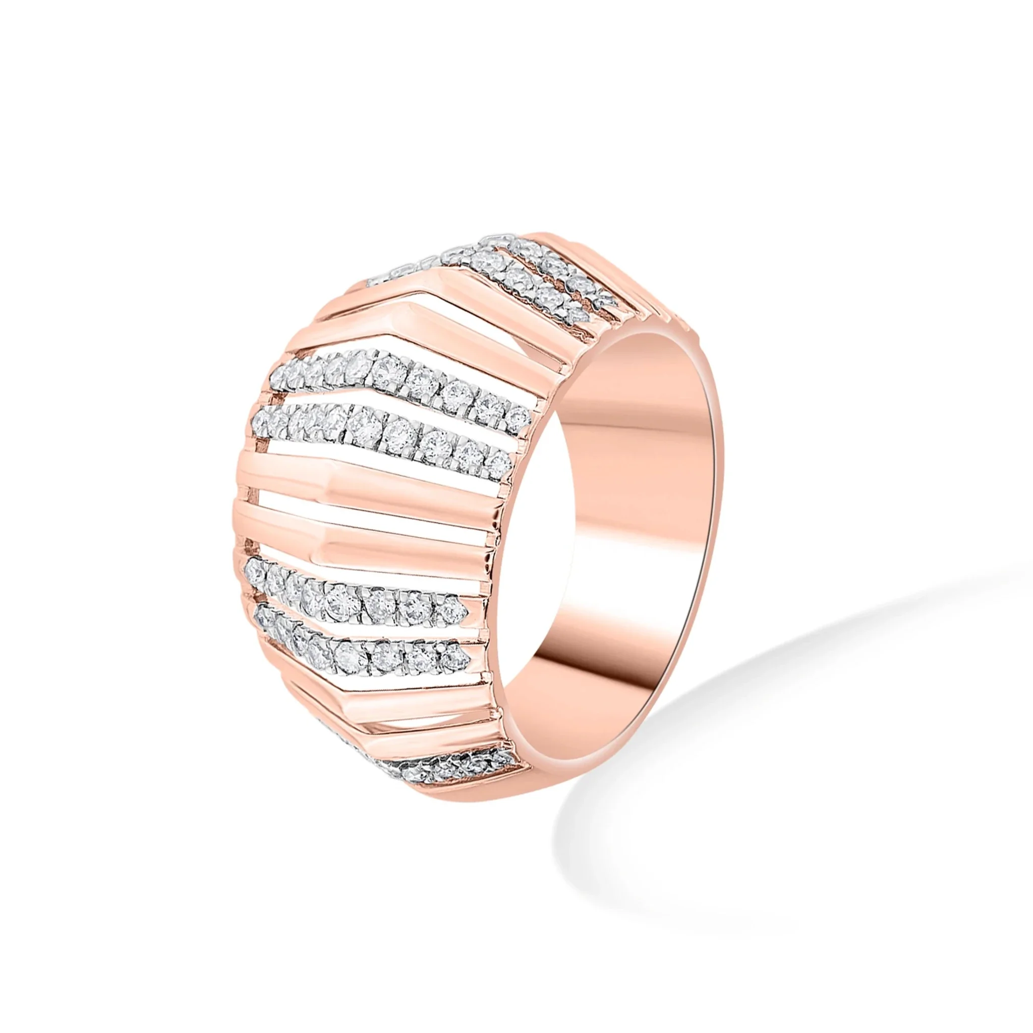 Tryst Vibrant Vertical Sparkle Ring
