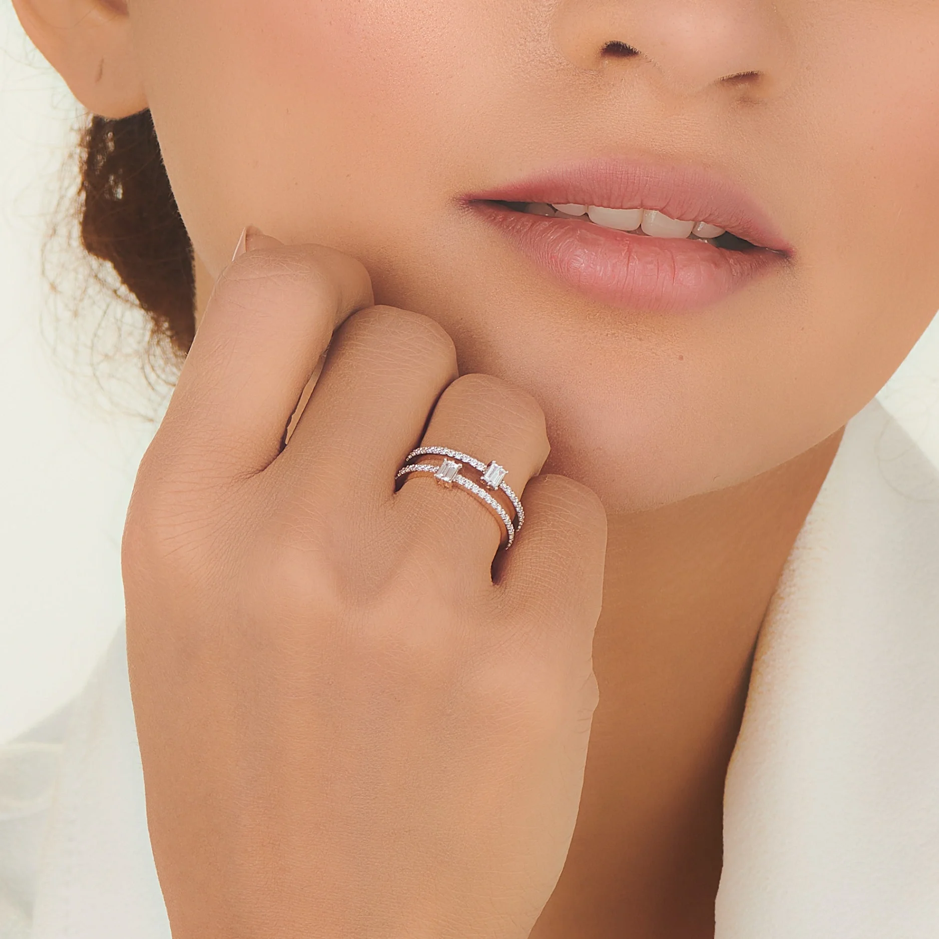 Twin Spark Radiance Ring - Image 2